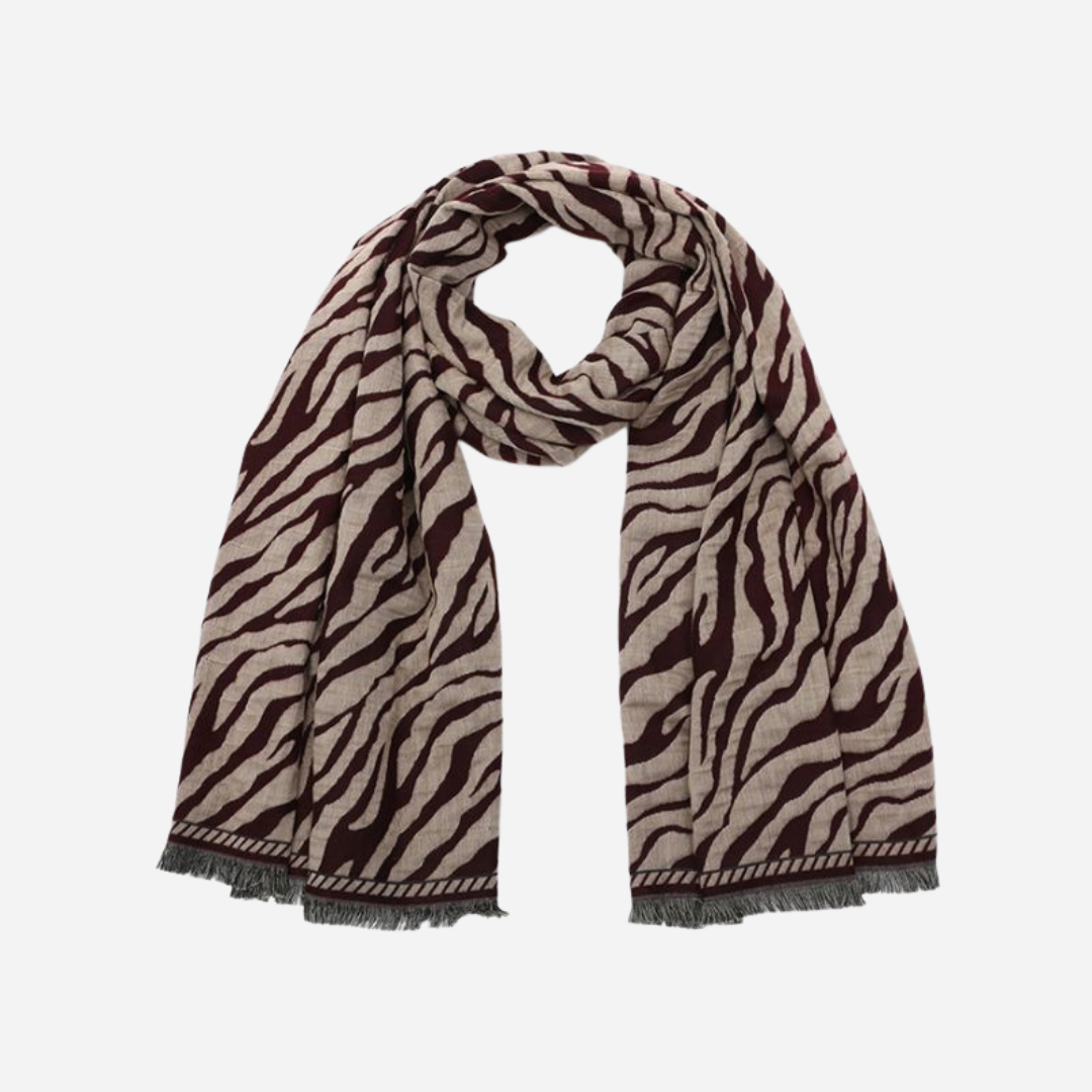 ZEBRA SJAAL BURGUNDY