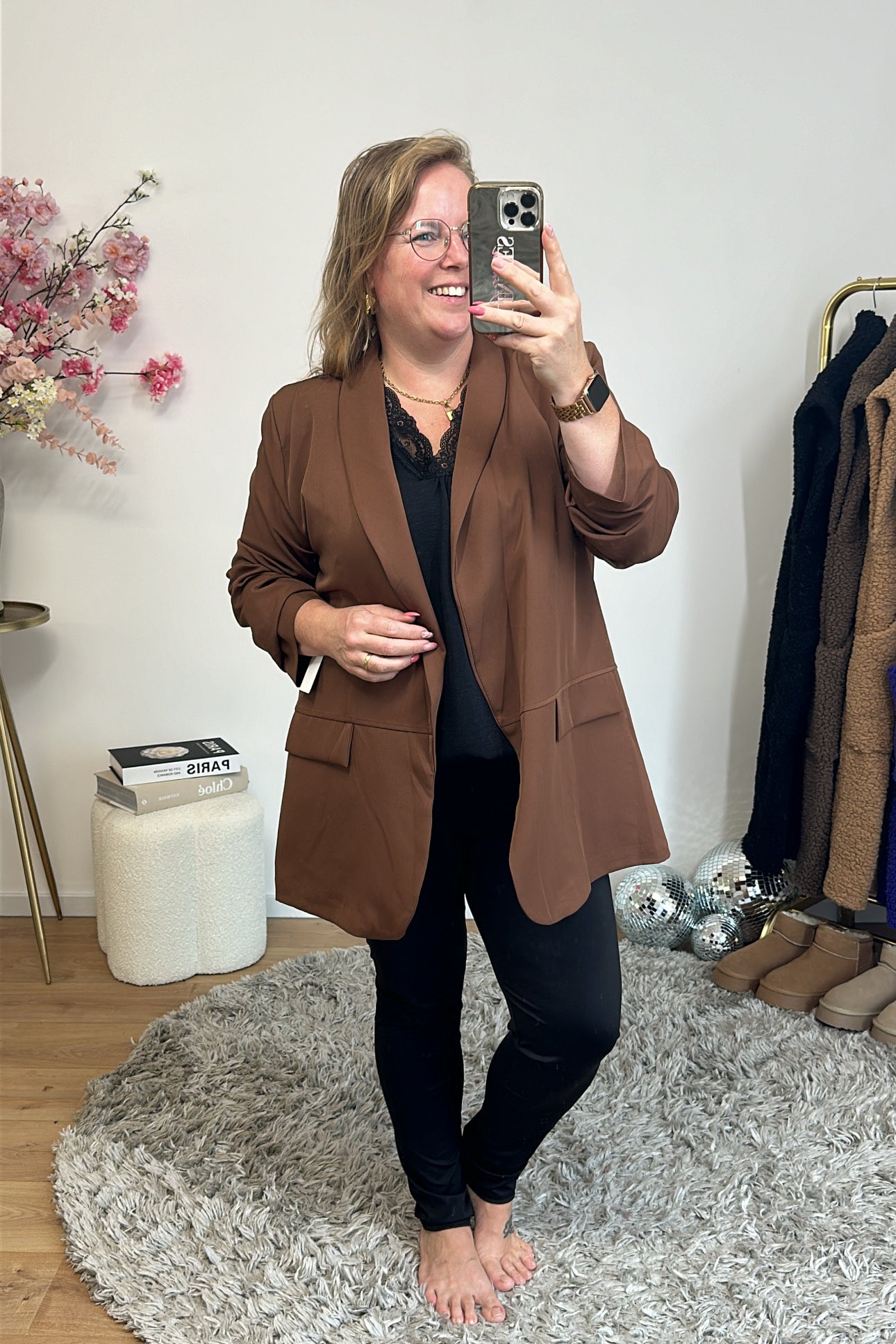 LINNIES CLAIRE BLAZER CHOCO