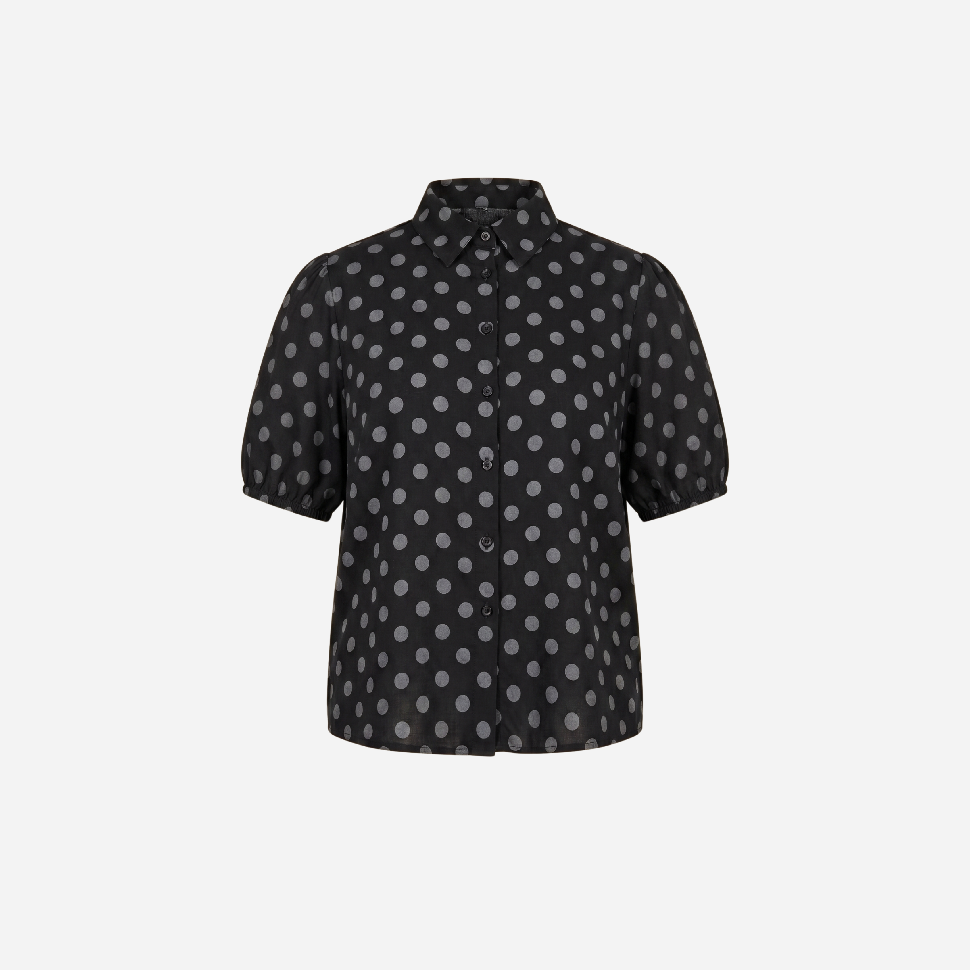KATOENEN DOTS BLOUSE - 2066