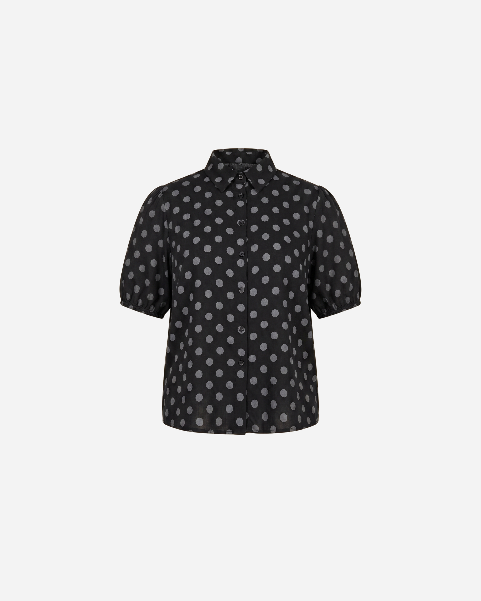 KATOENEN DOTS BLOUSE - 2066