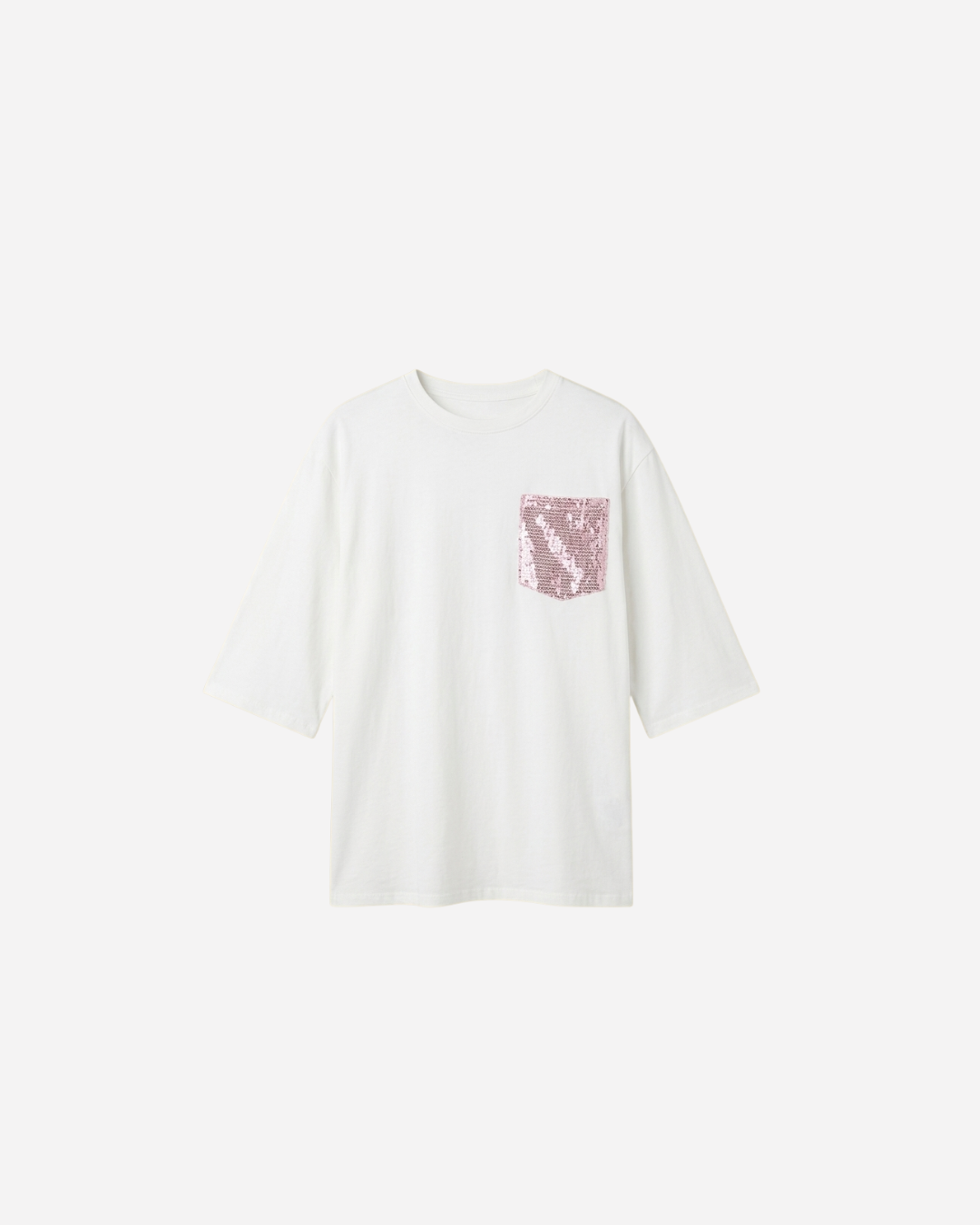 T-SHIRT MET GLITTERZAKJE - 1988