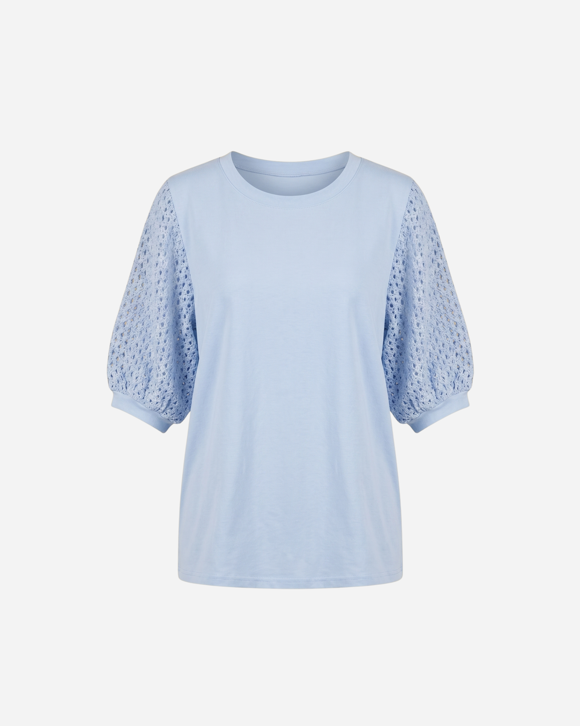 GEHAAKTE BALLON MOUW SHIRT - 2062