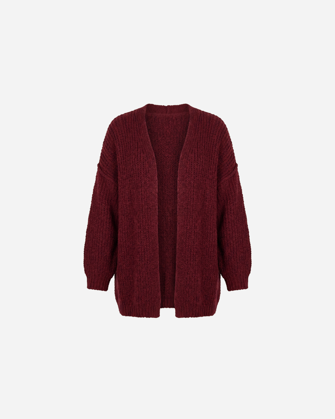 VEST MET BALLON MOUW BORDEAUX