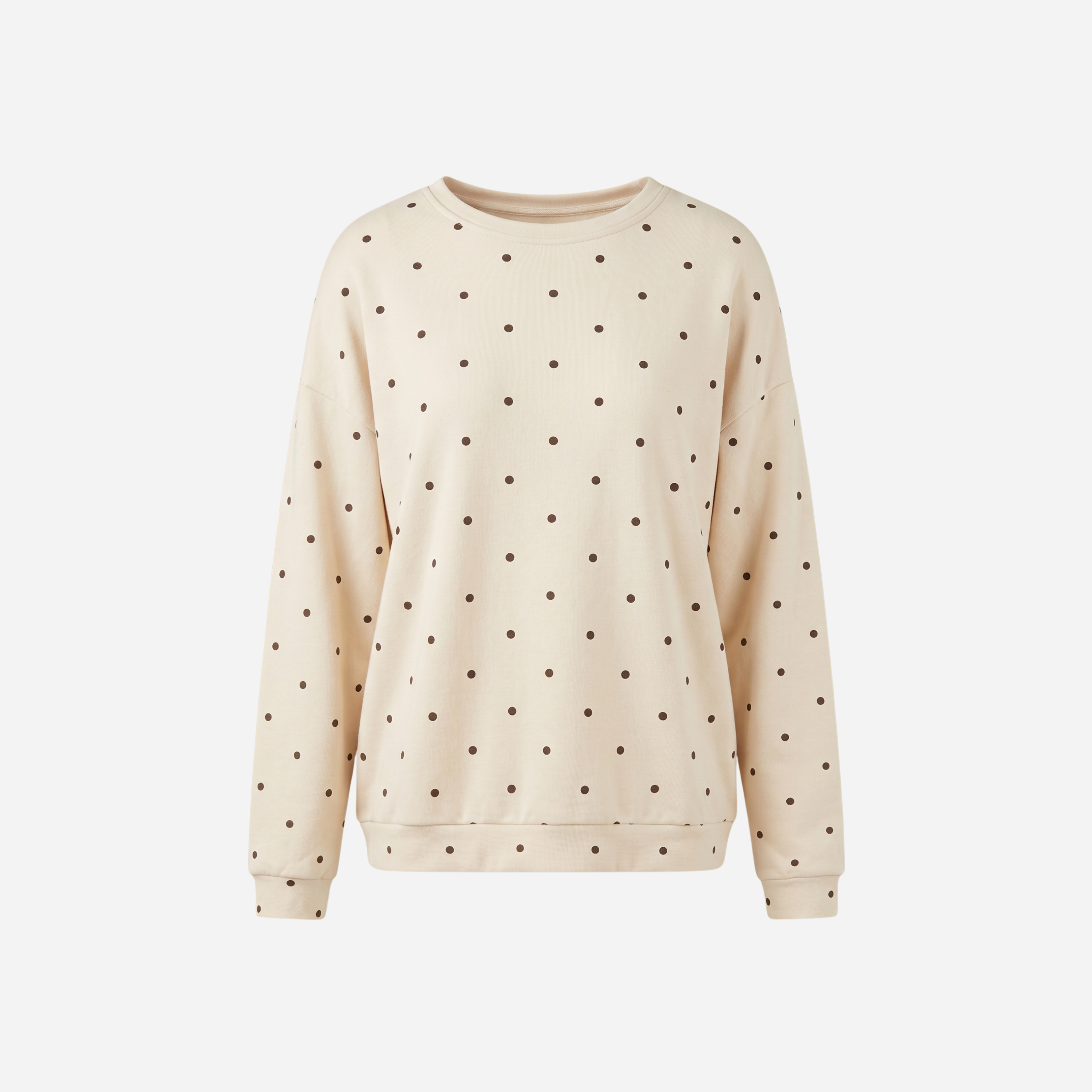 BISOUS DOTS SWEATER BEIGE