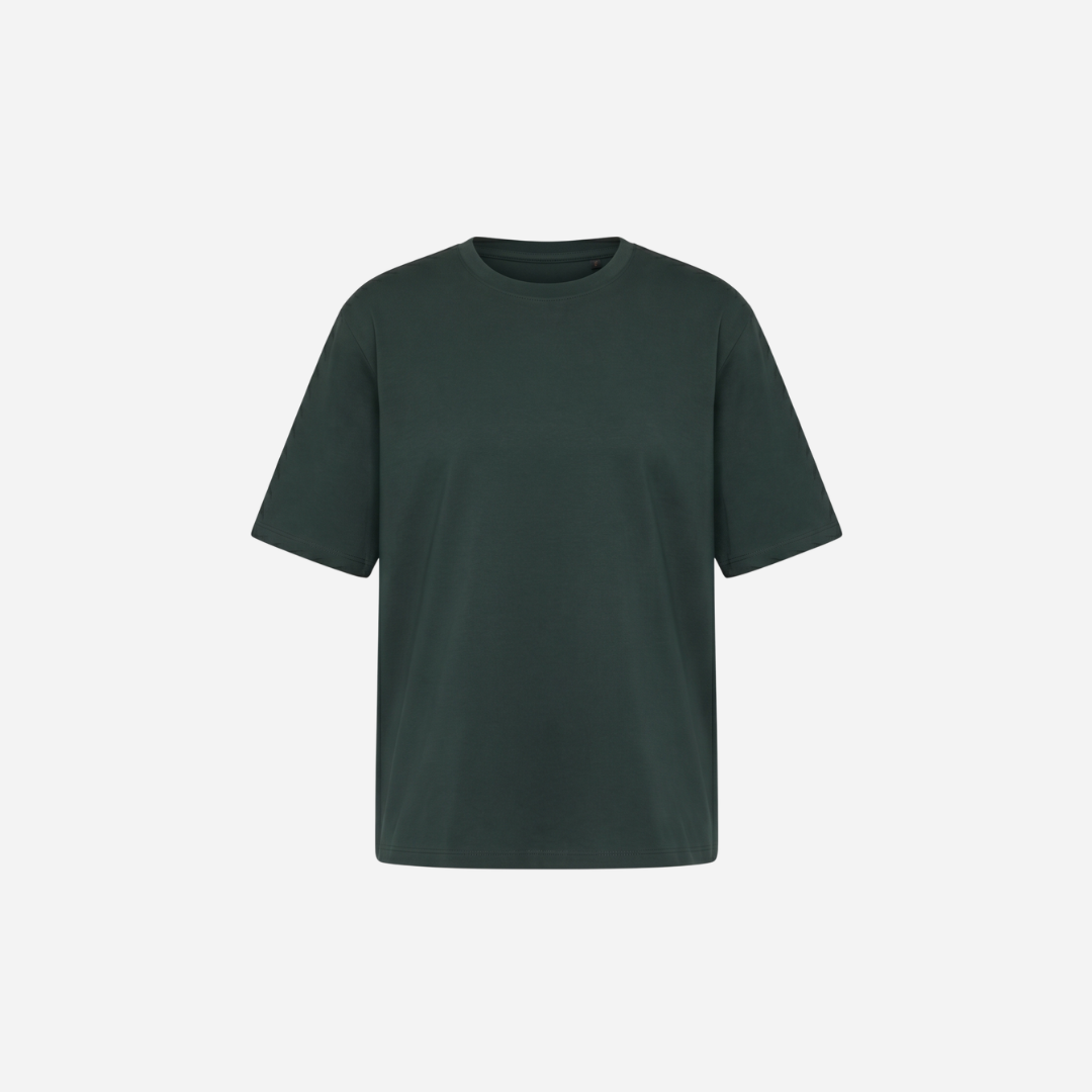 BASIC T-SHIRT LINNIES THE LABEL FOREST GREEN