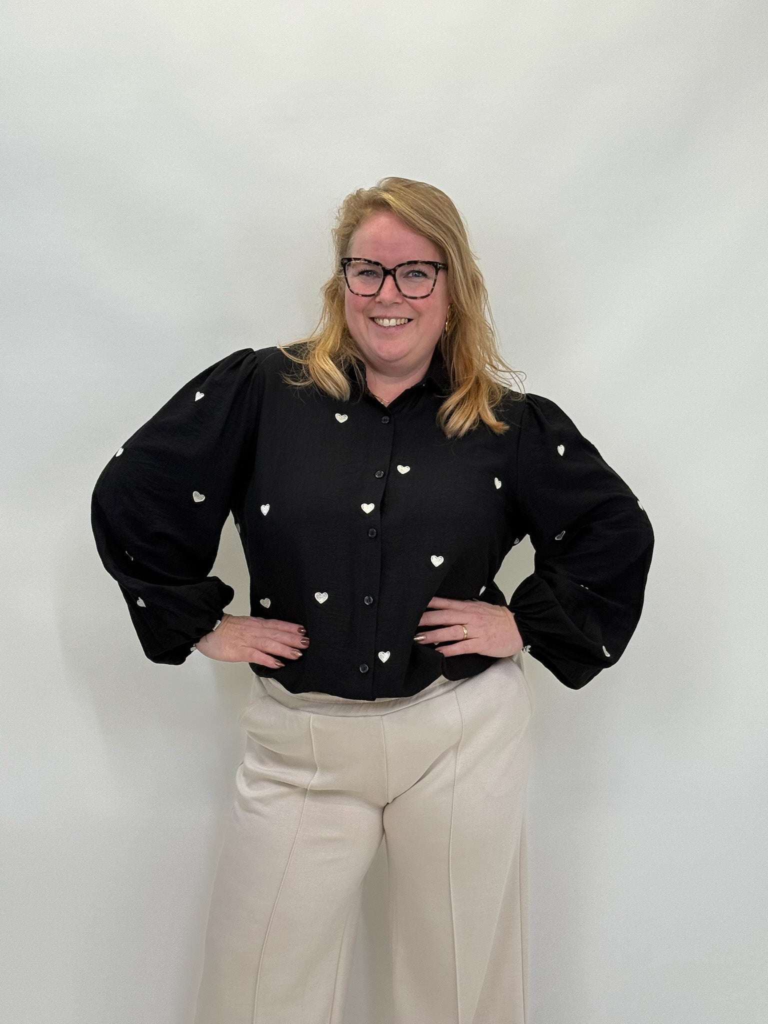 HARTJES VISCOSE BLOUSE  - 1864