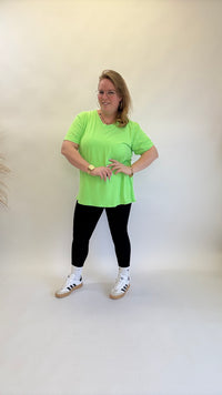 BASIC T-SHIRT V HALS - 1366