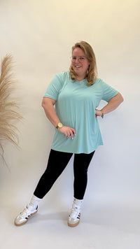BASIC T-SHIRT V HALS - 1366