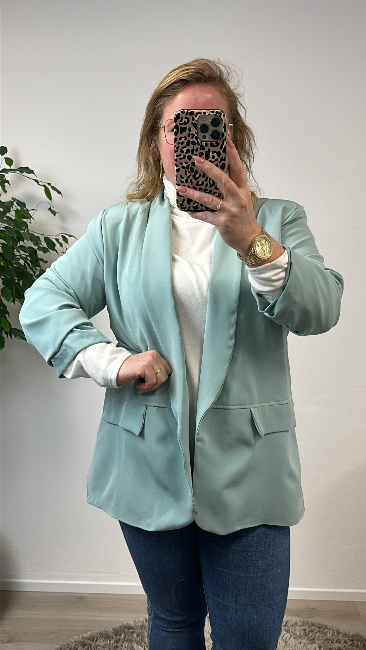 CLAIRE BLAZER (42 t/m 48/50) - 23 KLEUREN