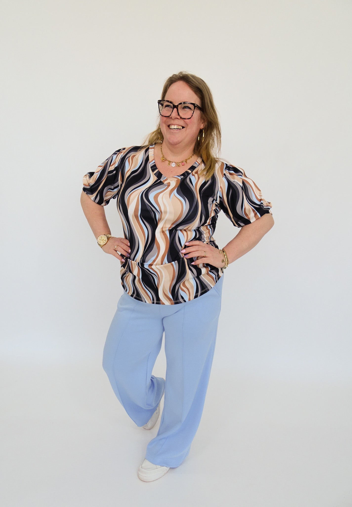 TRAVEL PRINT TOP -1980