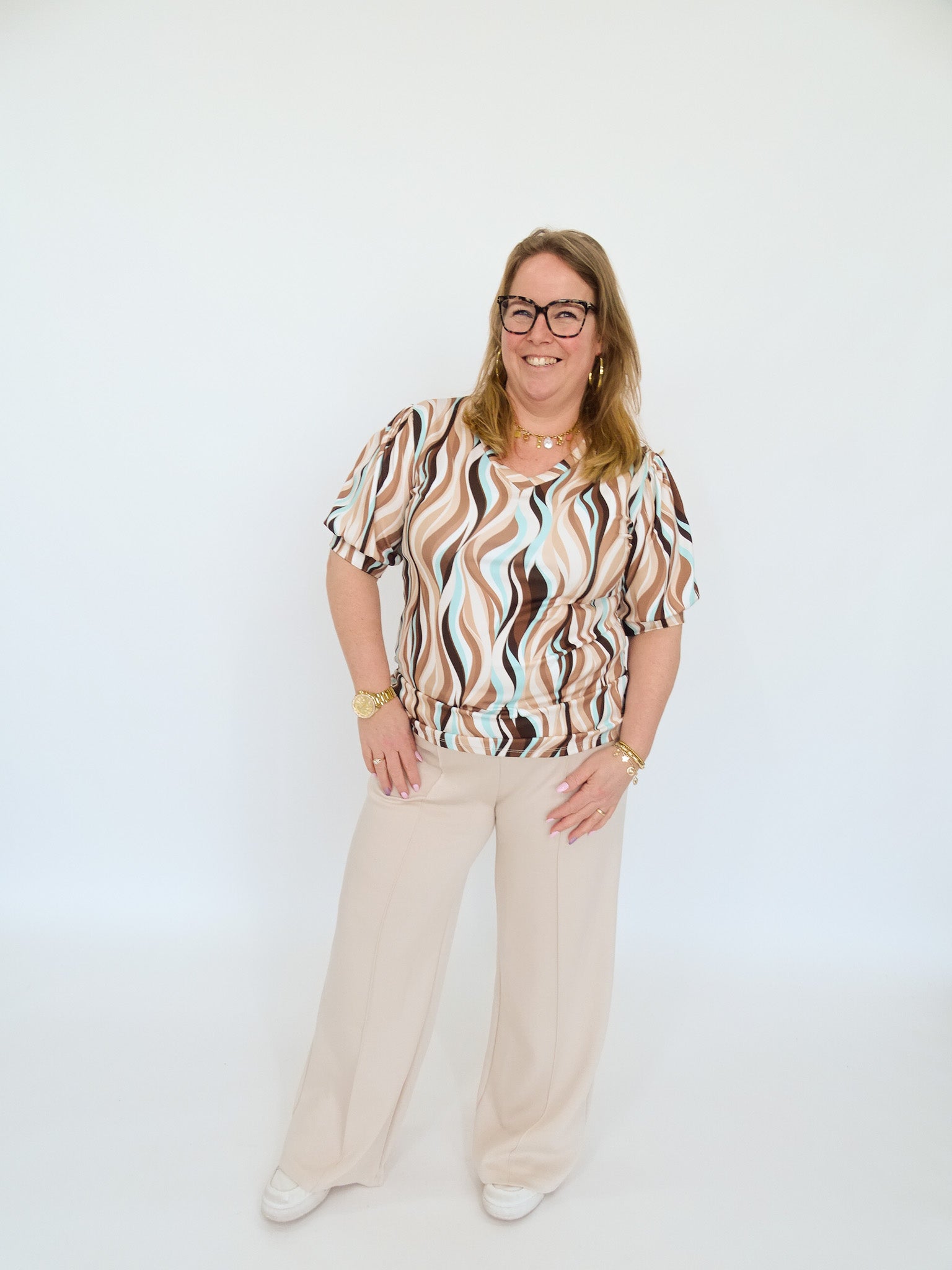 TRAVEL PRINT TOP - 1980