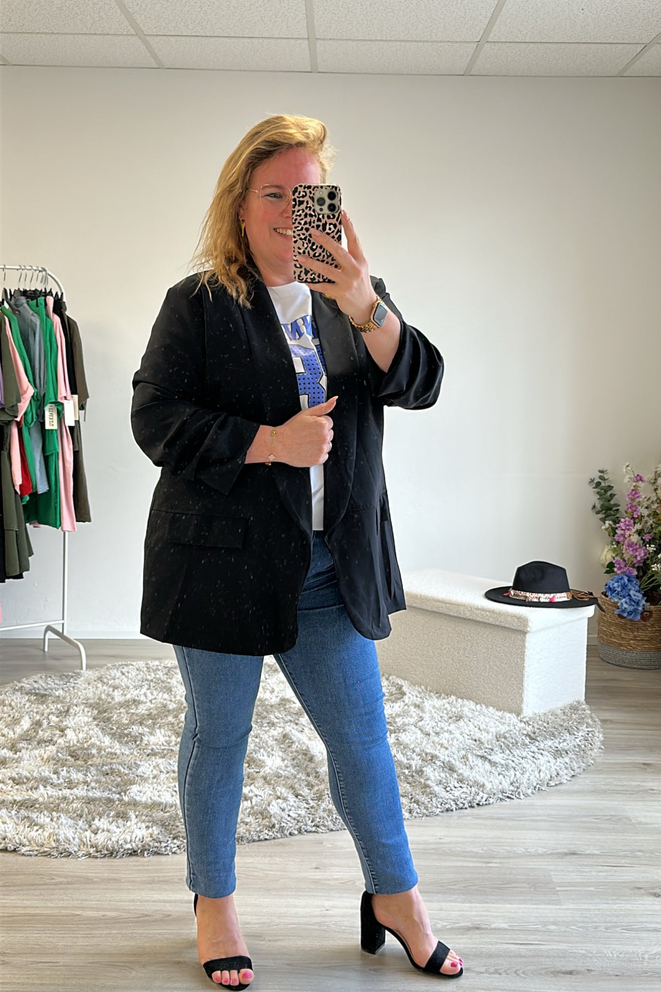 LINNIES CLAIRE BLAZER ZWART