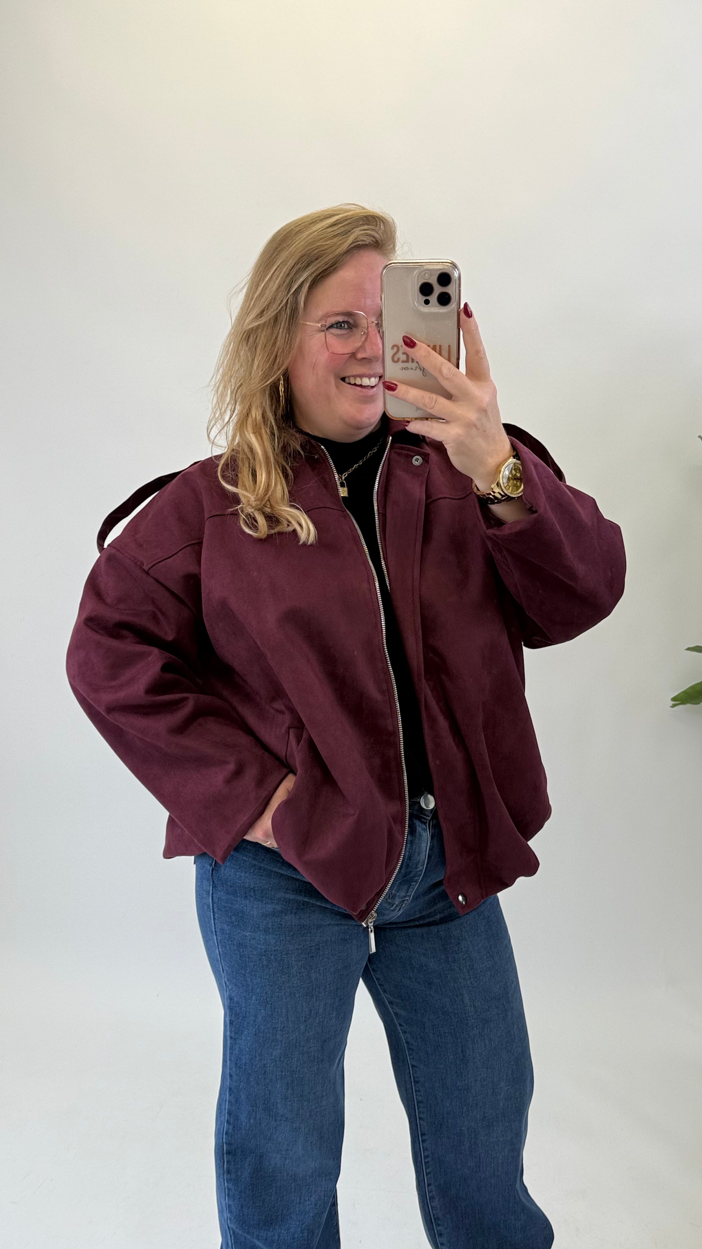 SUEDE JACKET/JAS - 1713