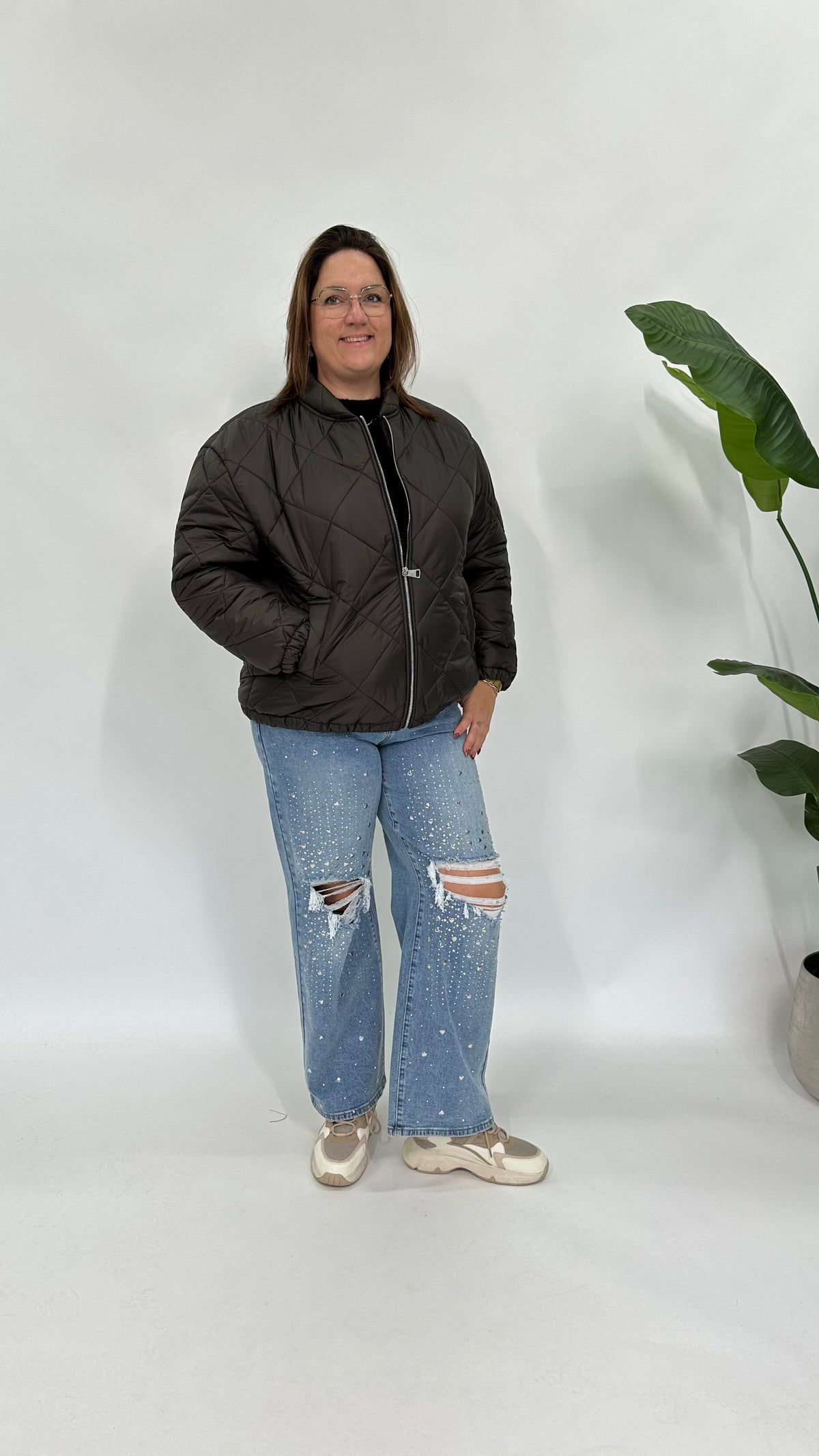 PUFFER JAS ESPRESSO