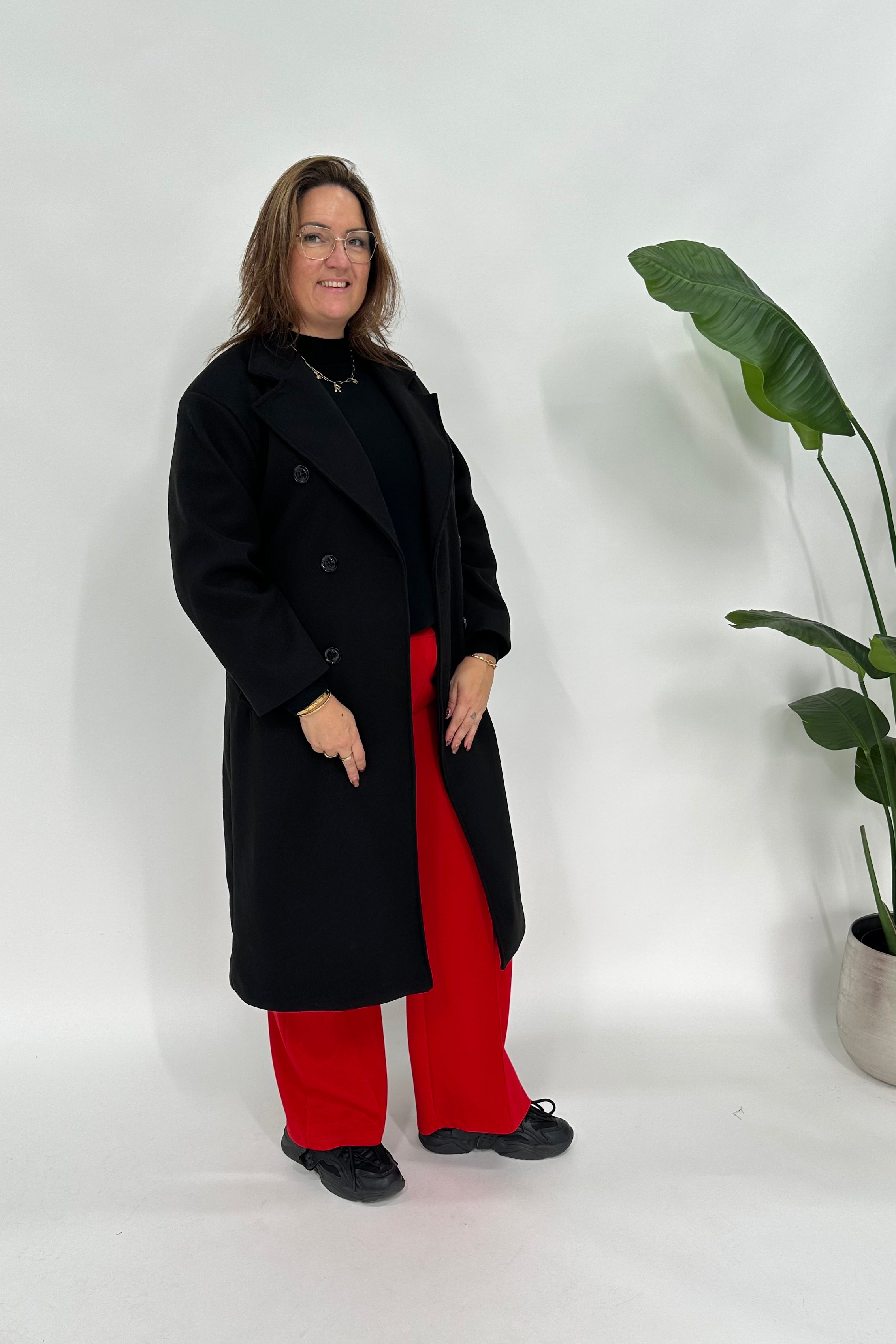 LINNIES TRENCHCOAT ZWART