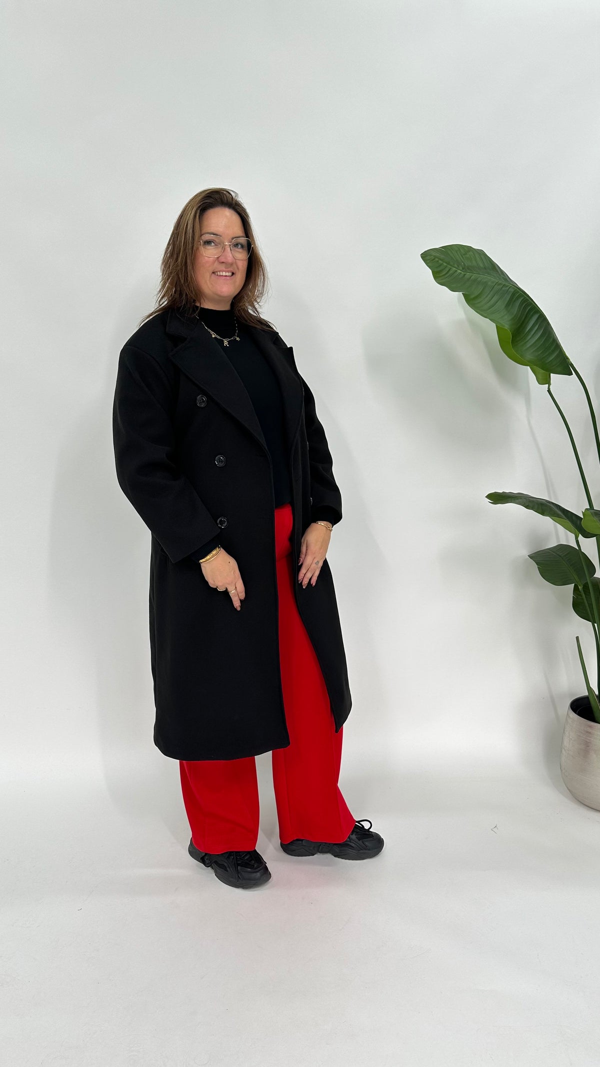 LINNIES TRENCHCOAT ZWART