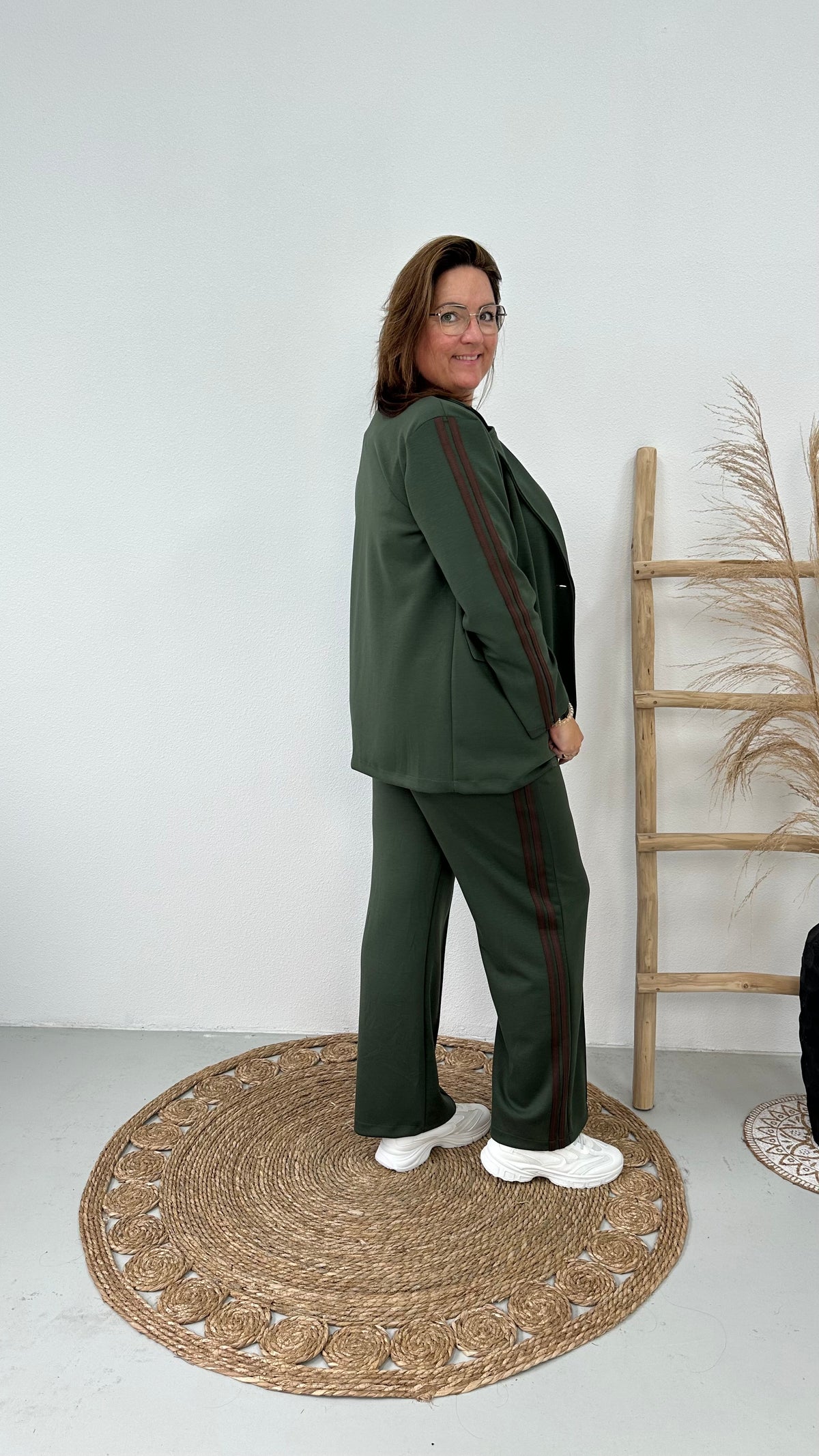 SPORTI BLAZER PAK GROEN/BRUIN