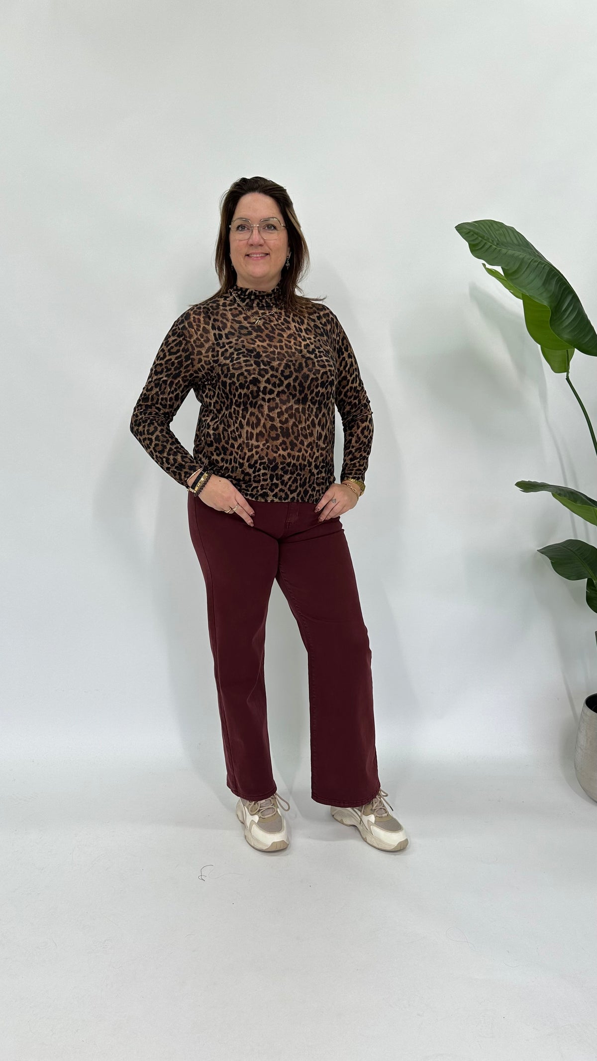 PANTER TURTLE TOP LICHT BRUIN