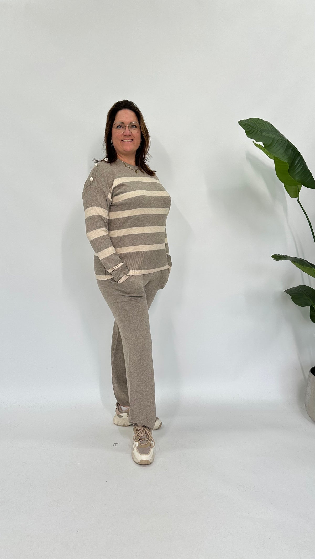 STREEP & KNOOP COMFY SET TAUPE
