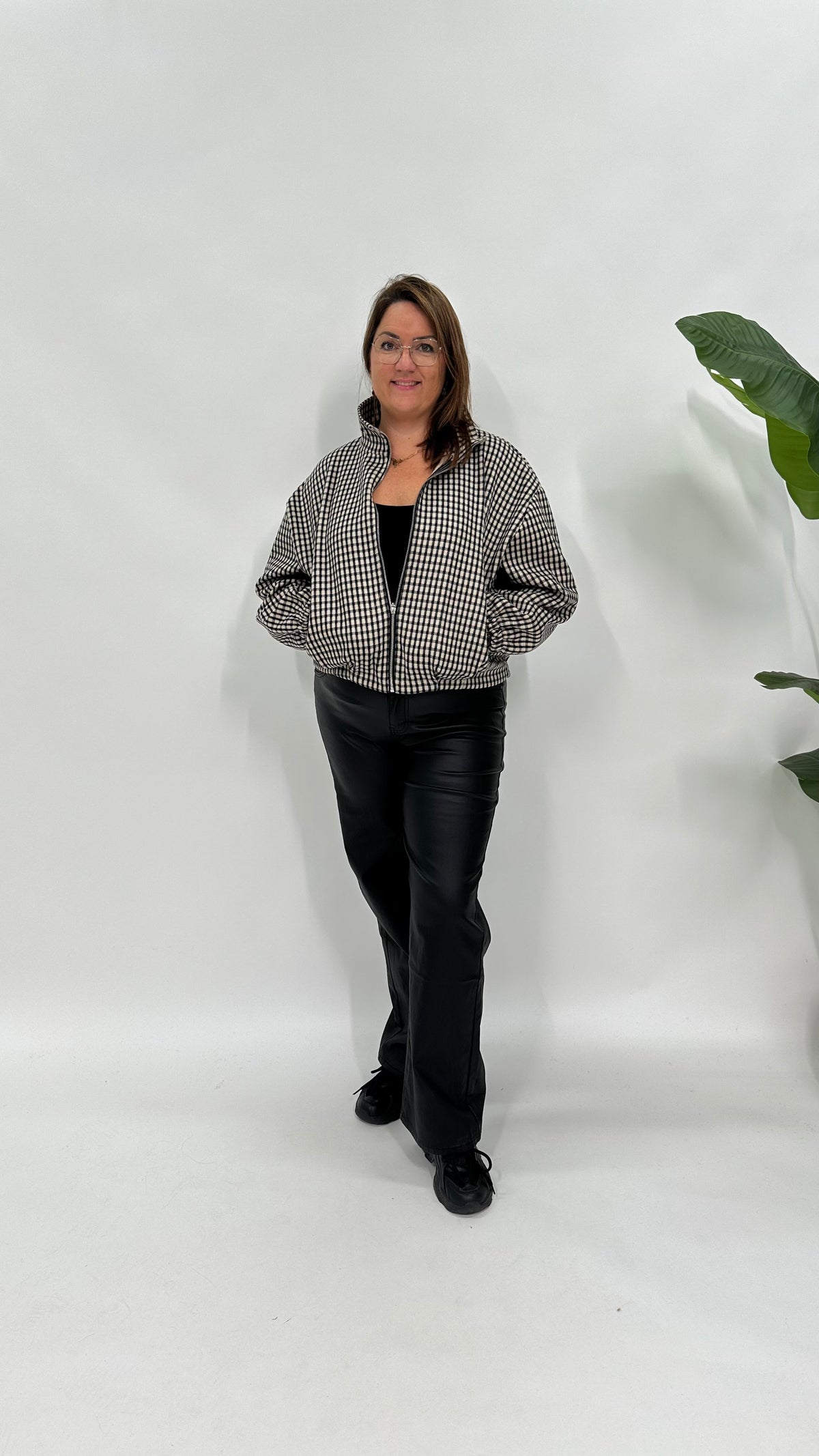 TRENDY MEA JAS ZWART