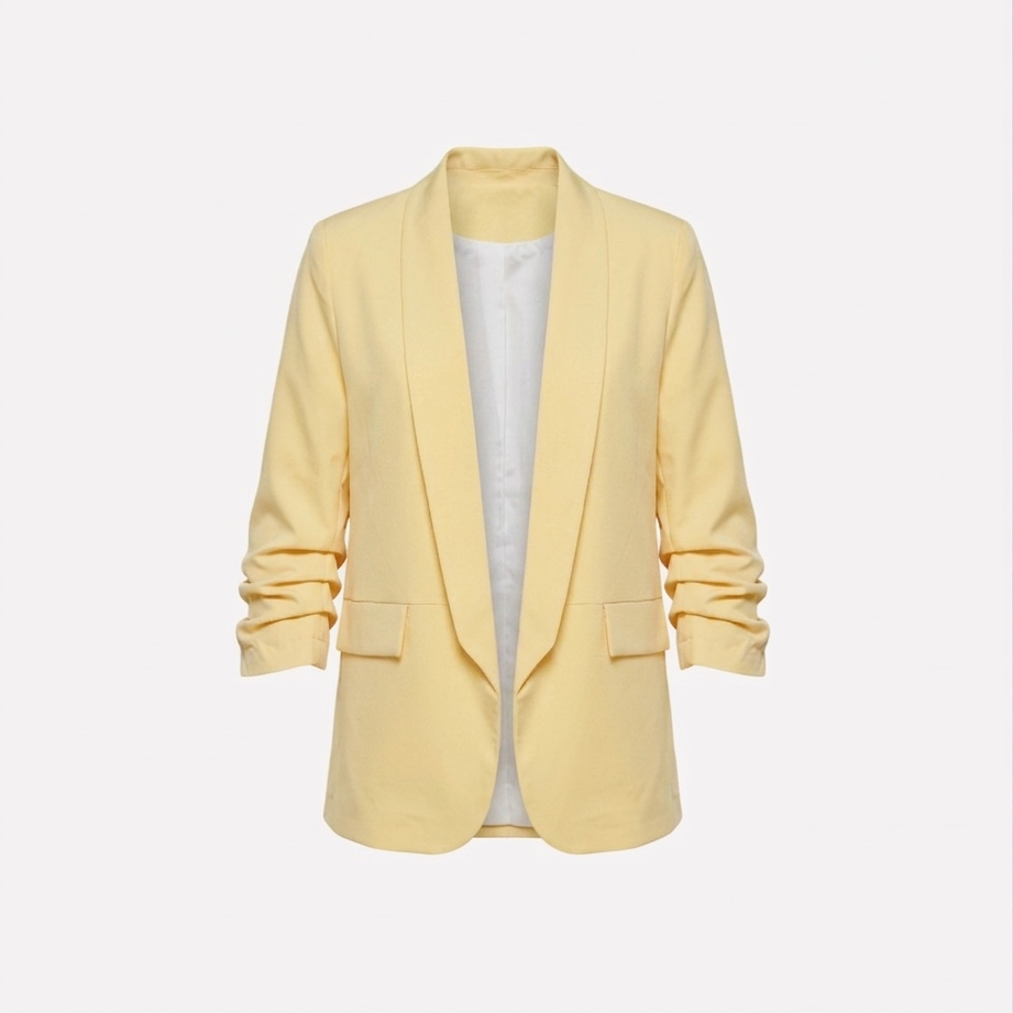 LINNIES CLAIRE BLAZER PASTEL GEEL