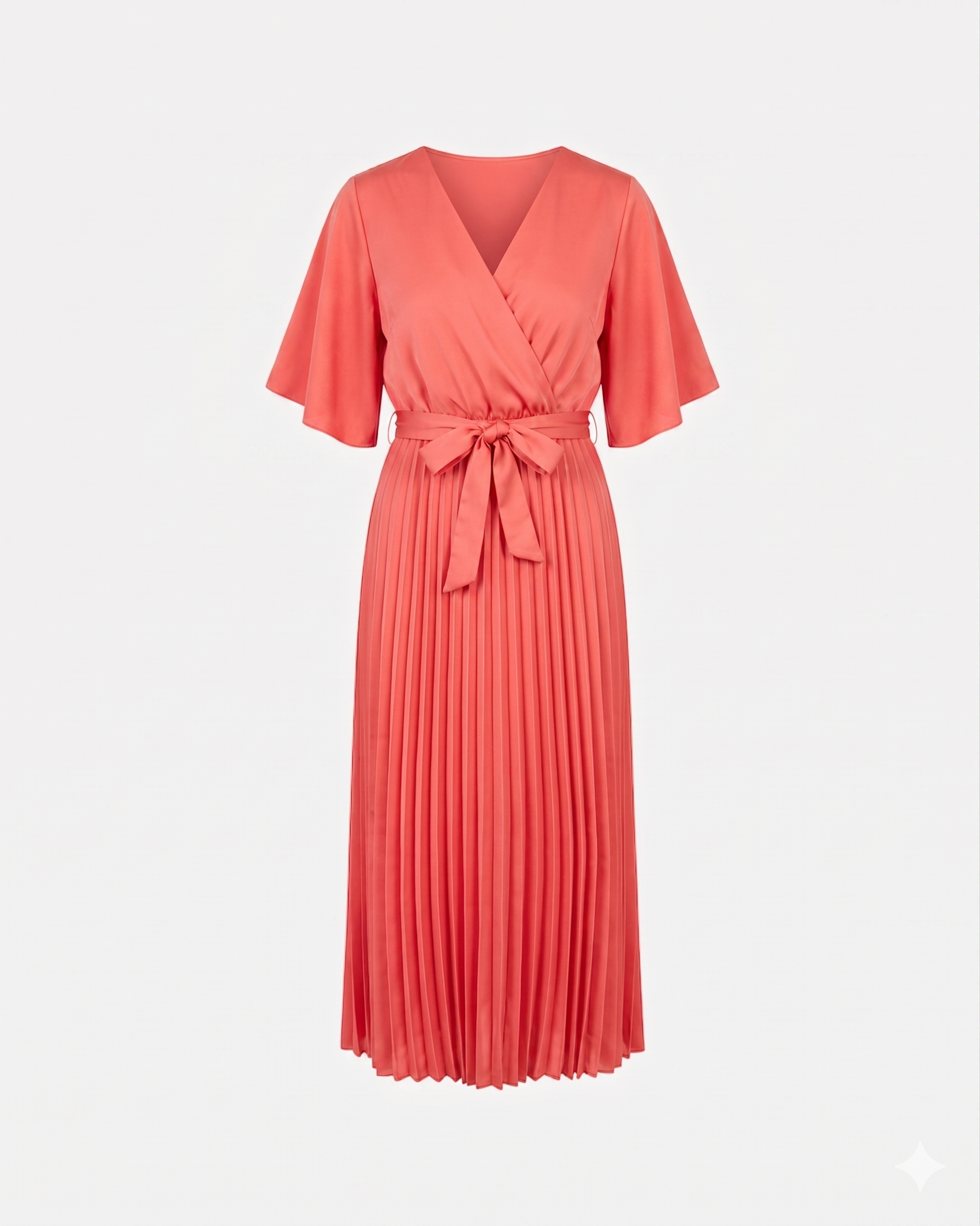 PLISSE RUFFEL JURK - 2042