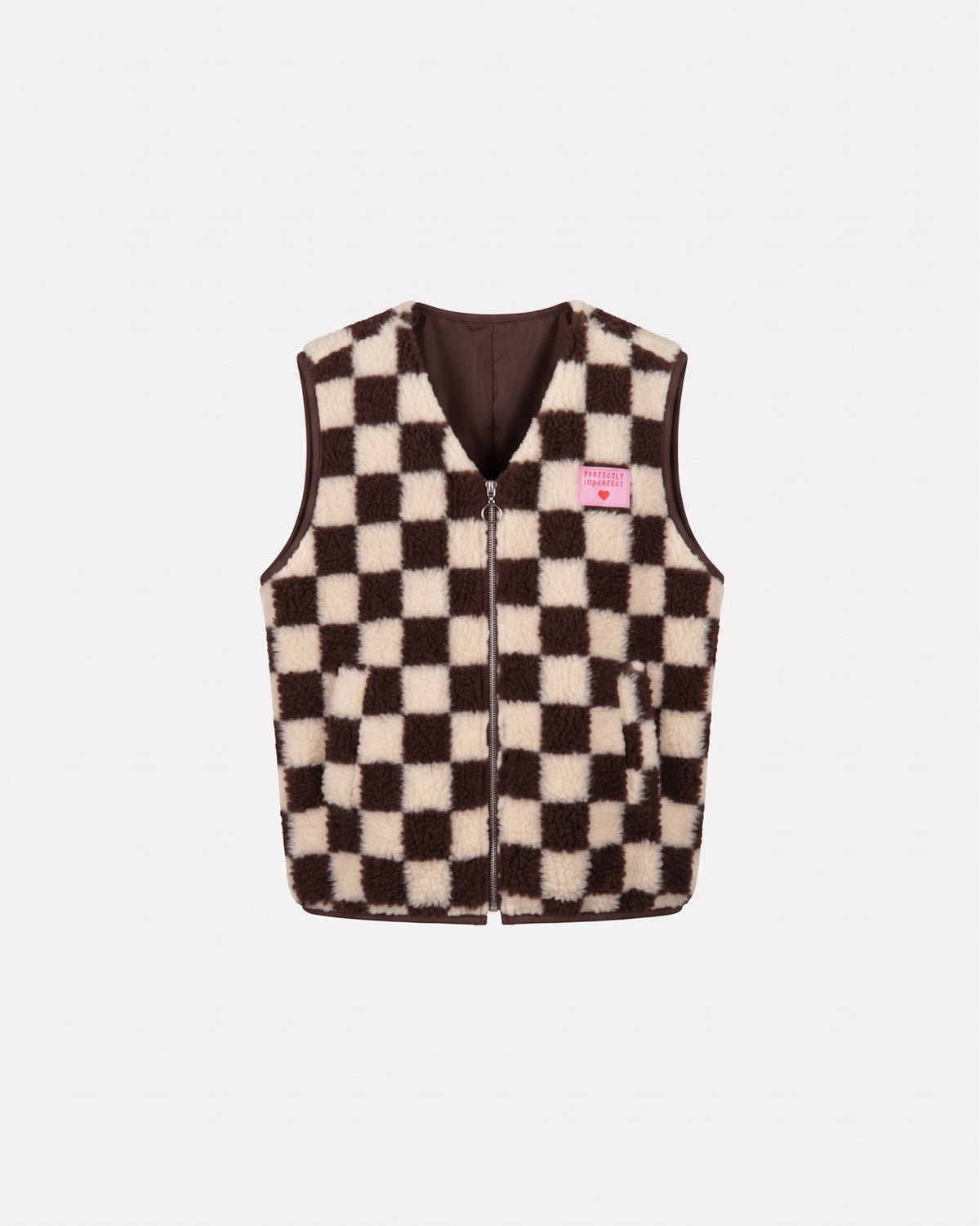 PERFECTLY TEDDY GILET ESPRESSO