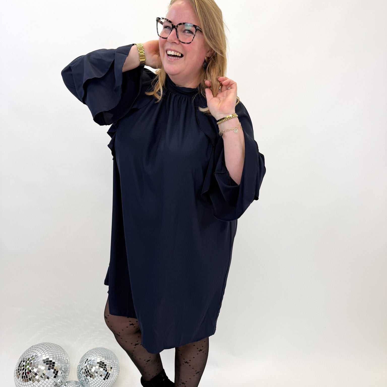 FLARED MOUW DRESS - 1860