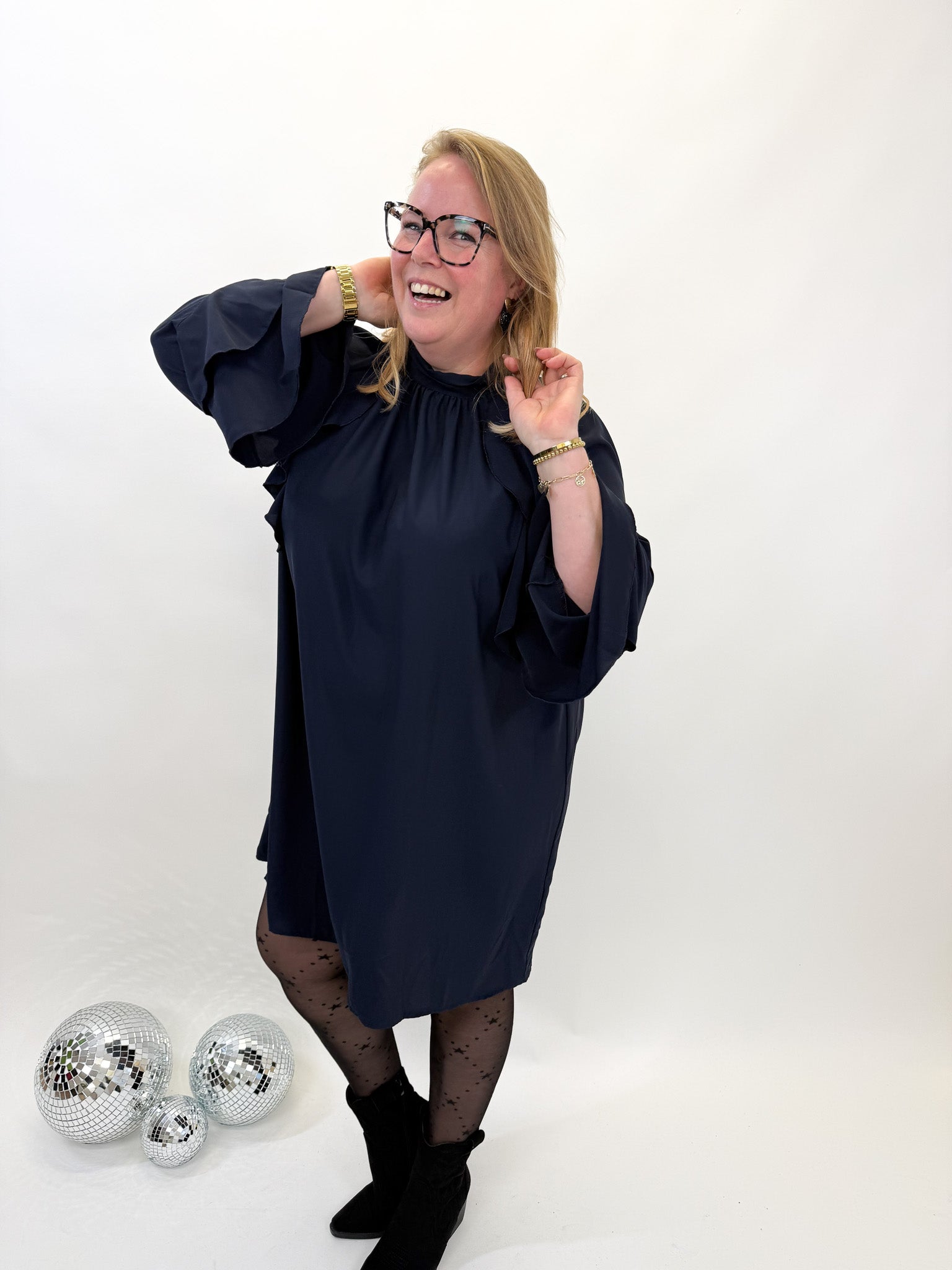 FLARED MOUW DRESS - 1860