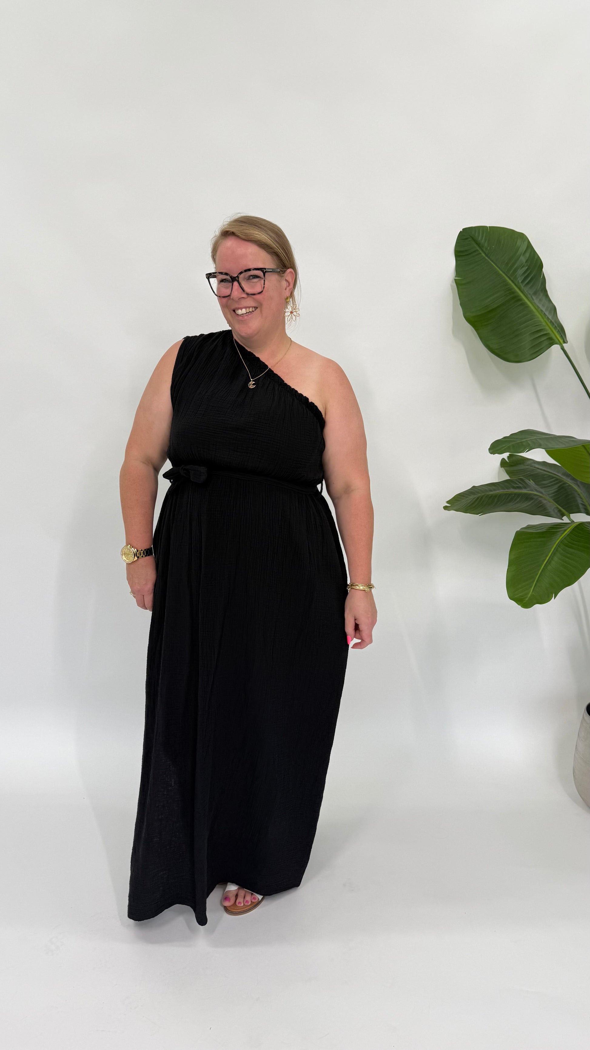 MOUSSELINE ONE SHOULDER - 2145