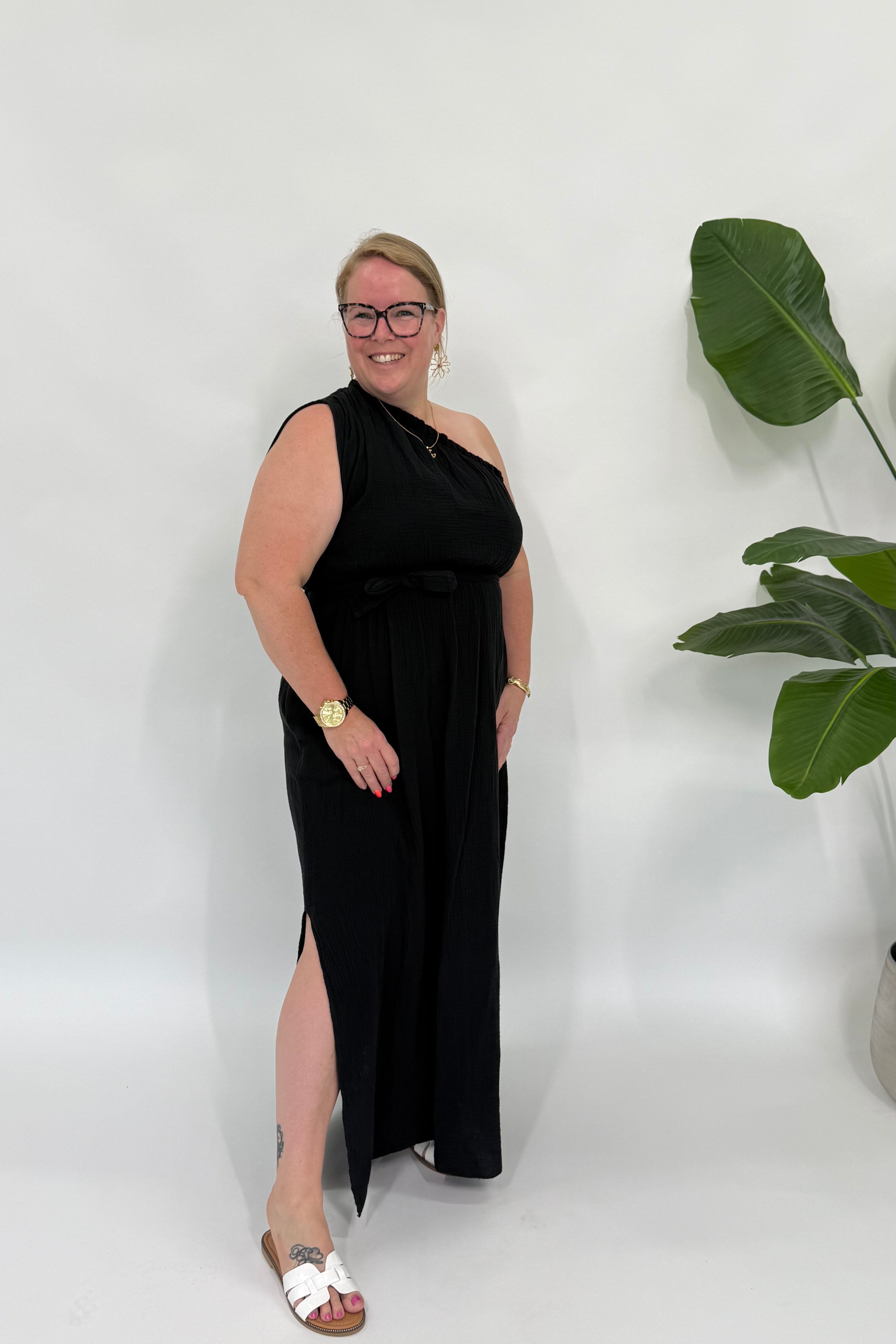 MOUSSELINE ONE SHOULDER - 2145