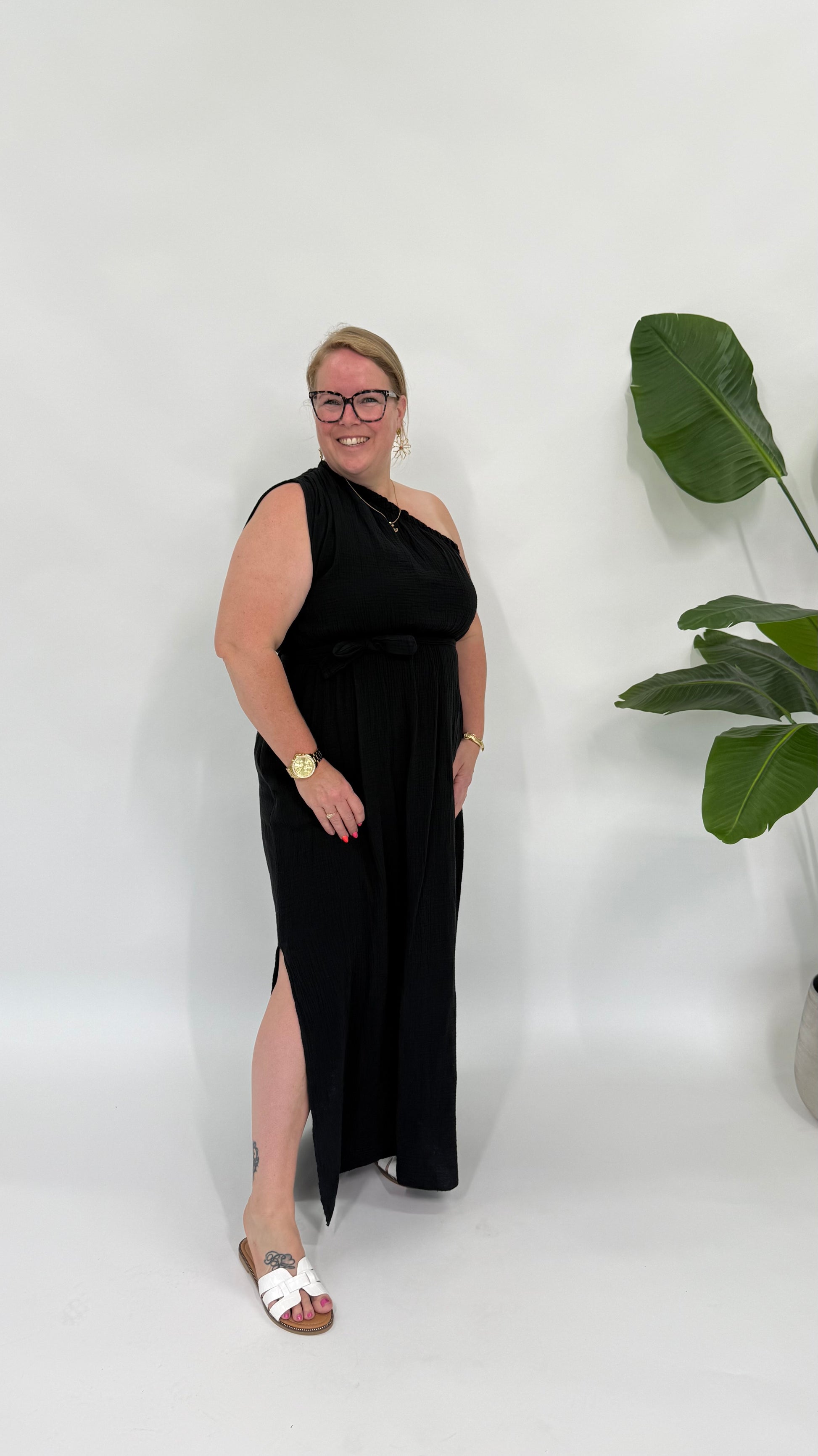 MOUSSELINE ONE SHOULDER - 2145