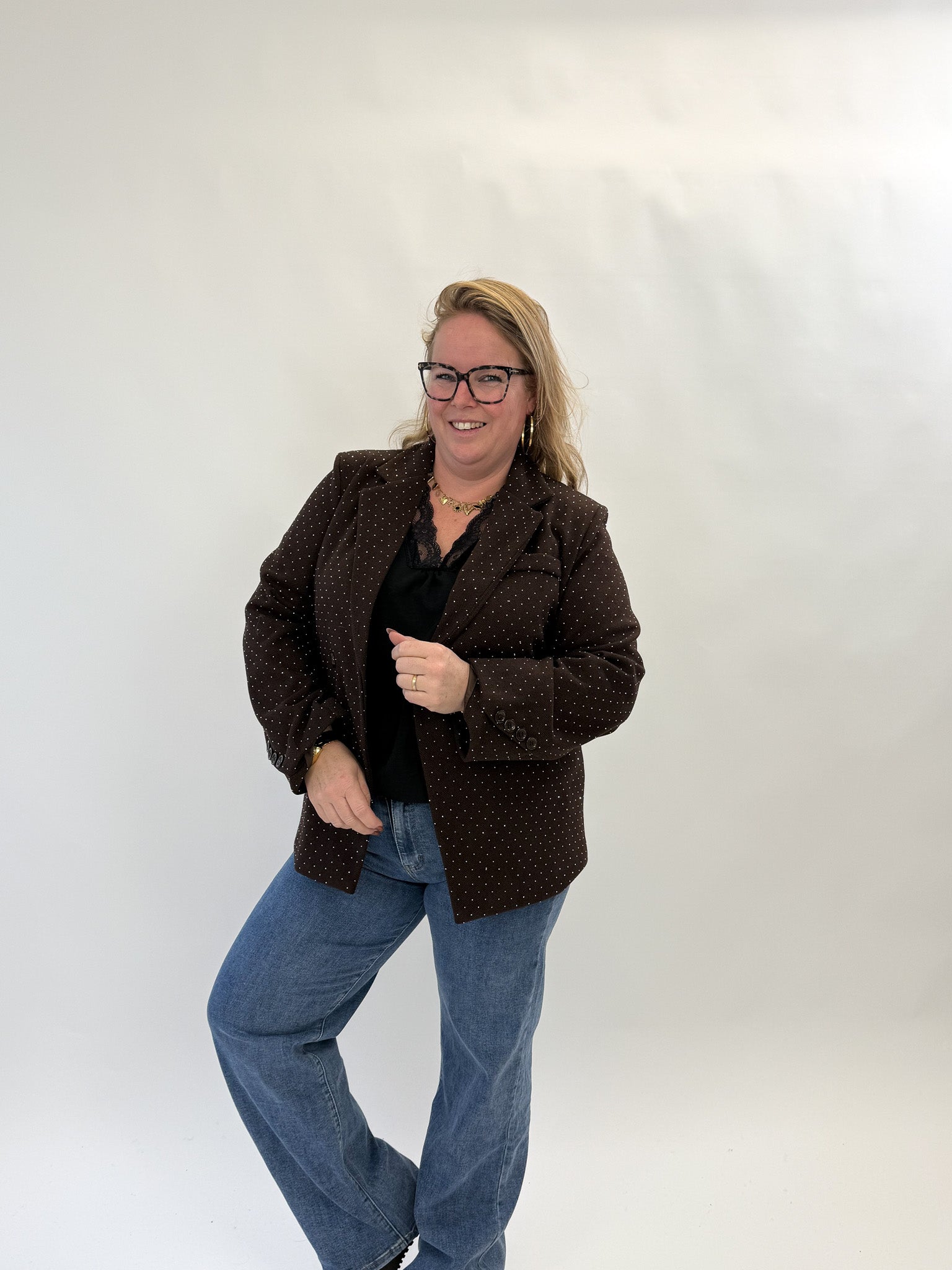 CLASSY DIAMOND BLAZER - 1880