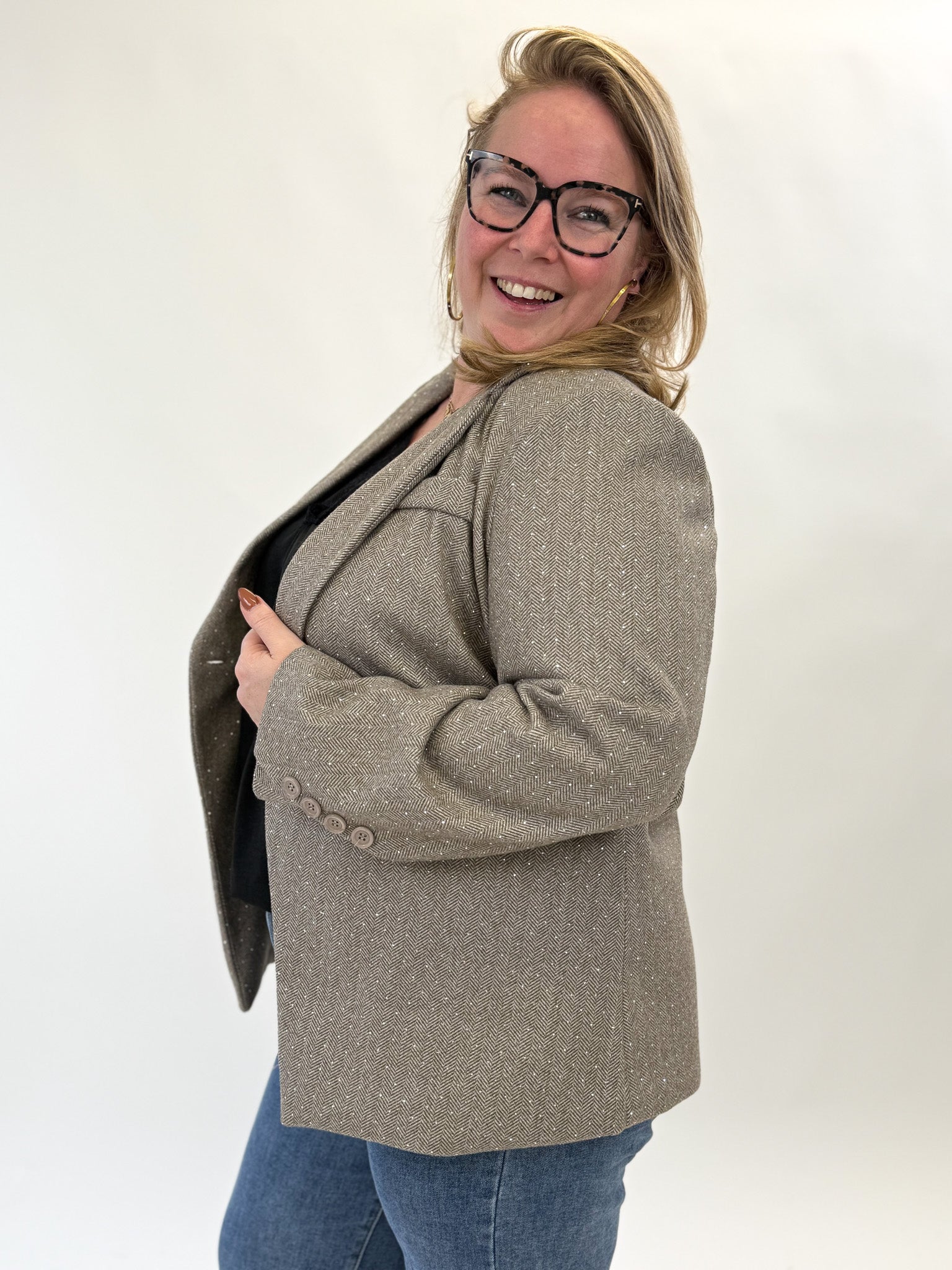 CLASSY DIAMOND BLAZER - 1880