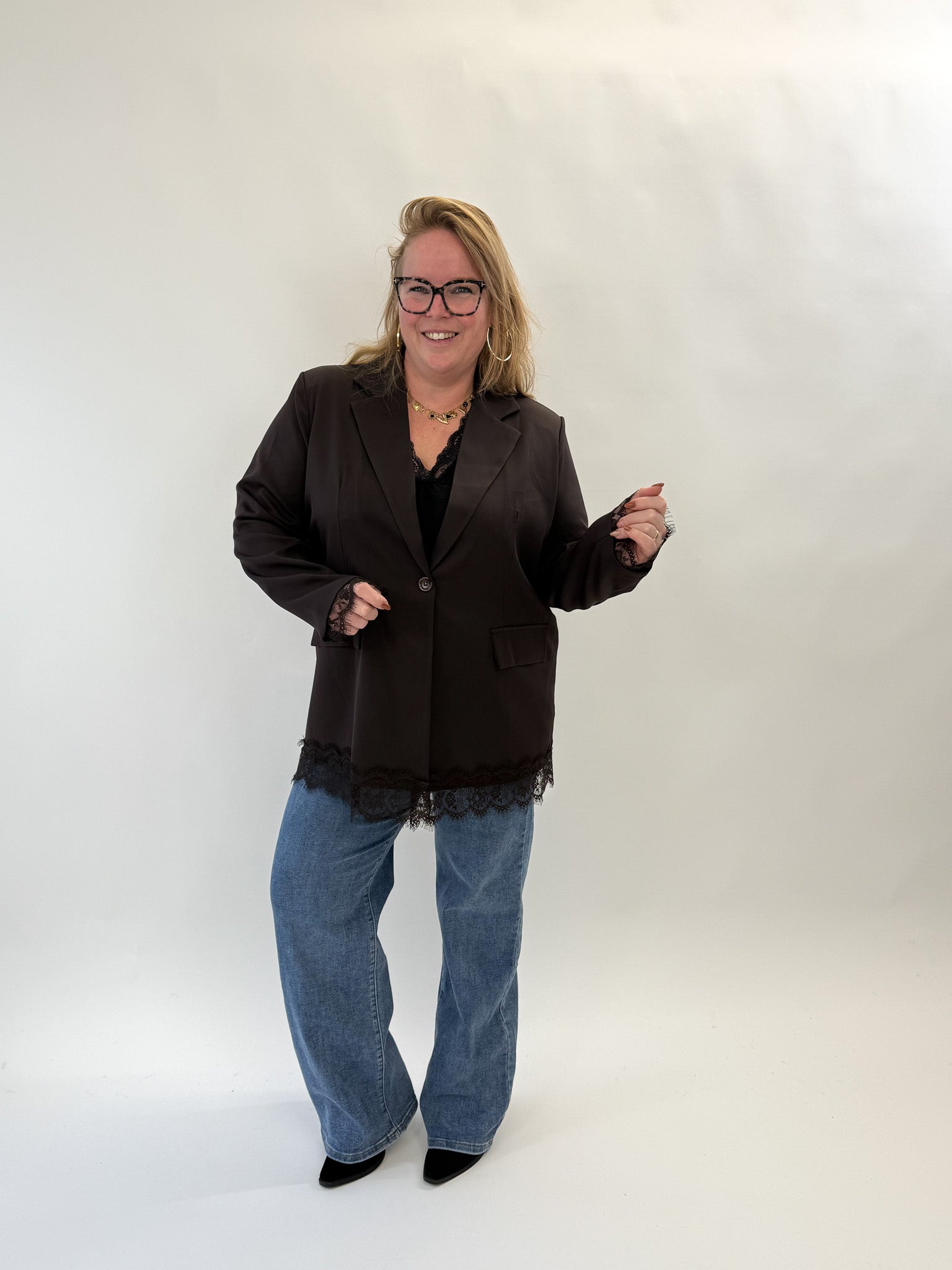 BLAZER MET KANT - 1871