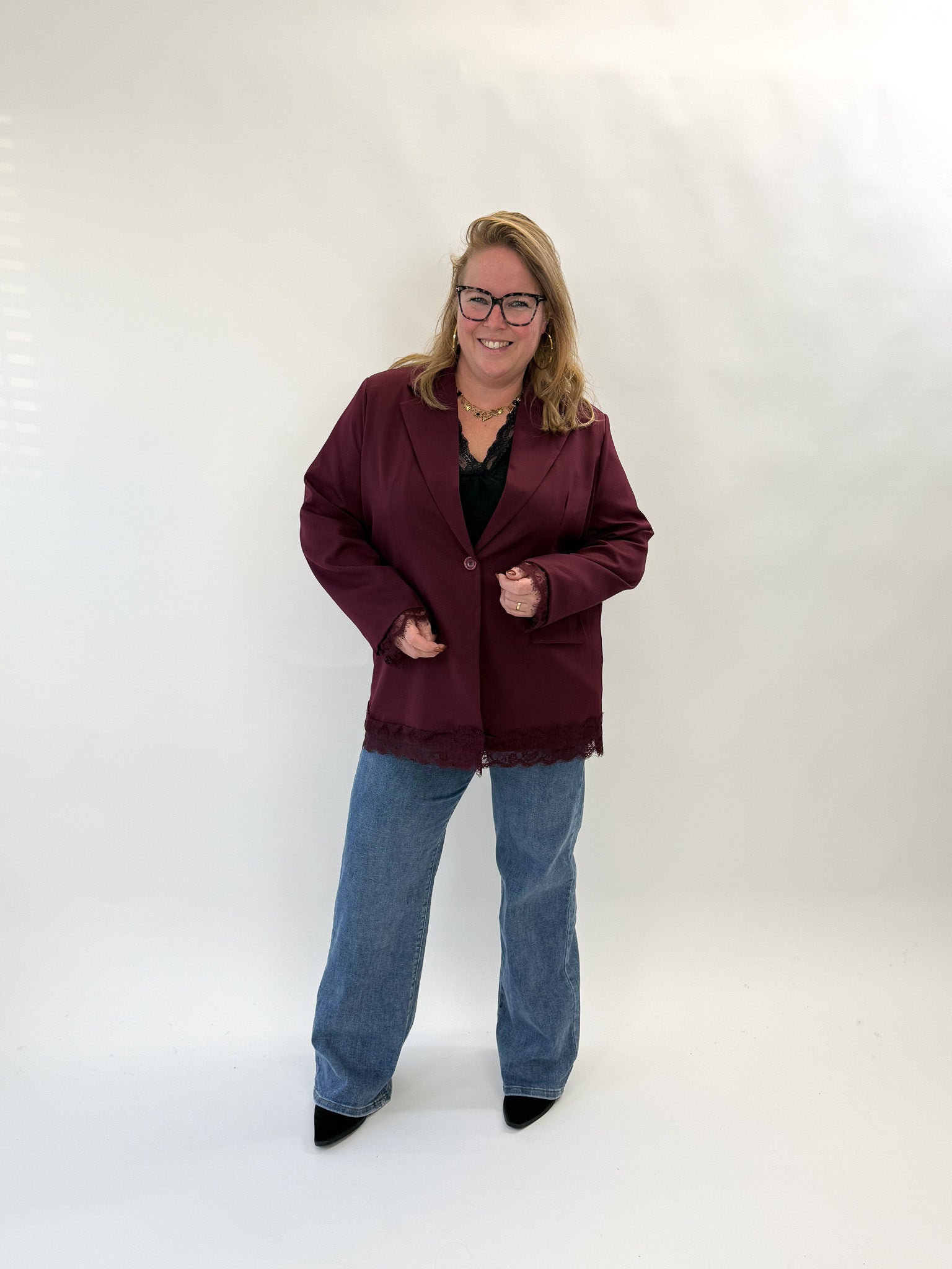 BLAZER MET KANT - 1871