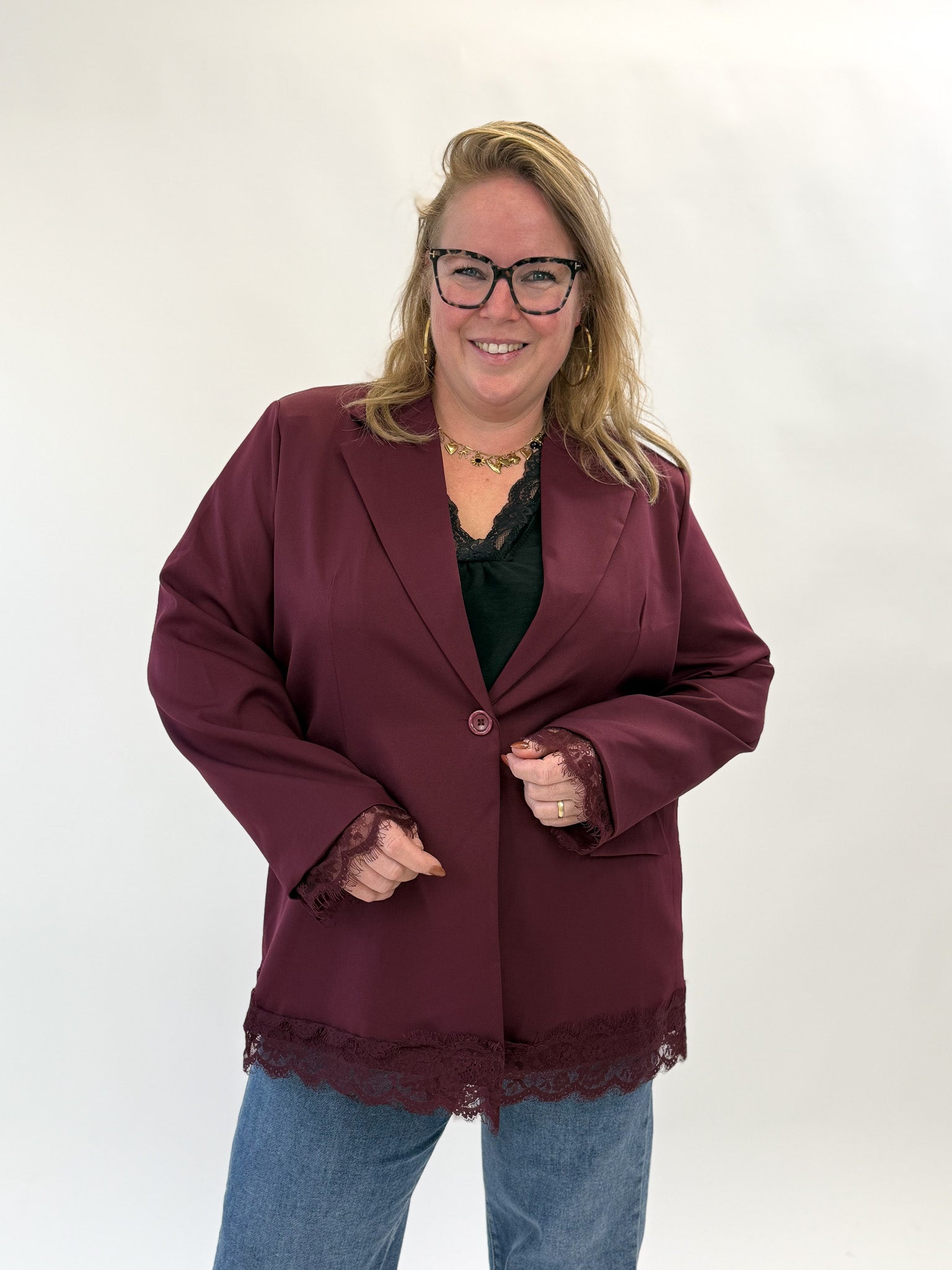 BLAZER MET KANT - 1871