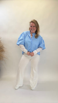 COTTON BLOUSE (46 TO 54) - 2 COLORS