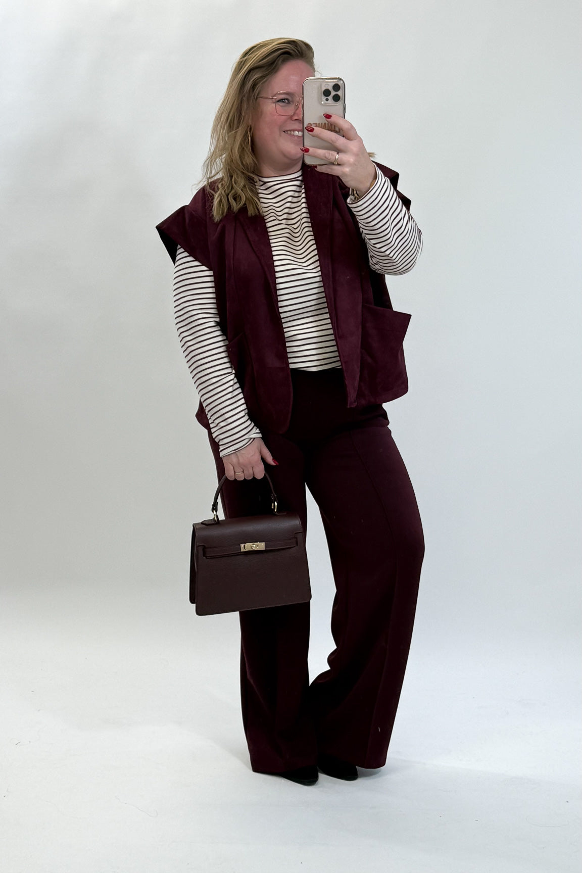 LINNIES SEUEDE LOOK GILET -  1886