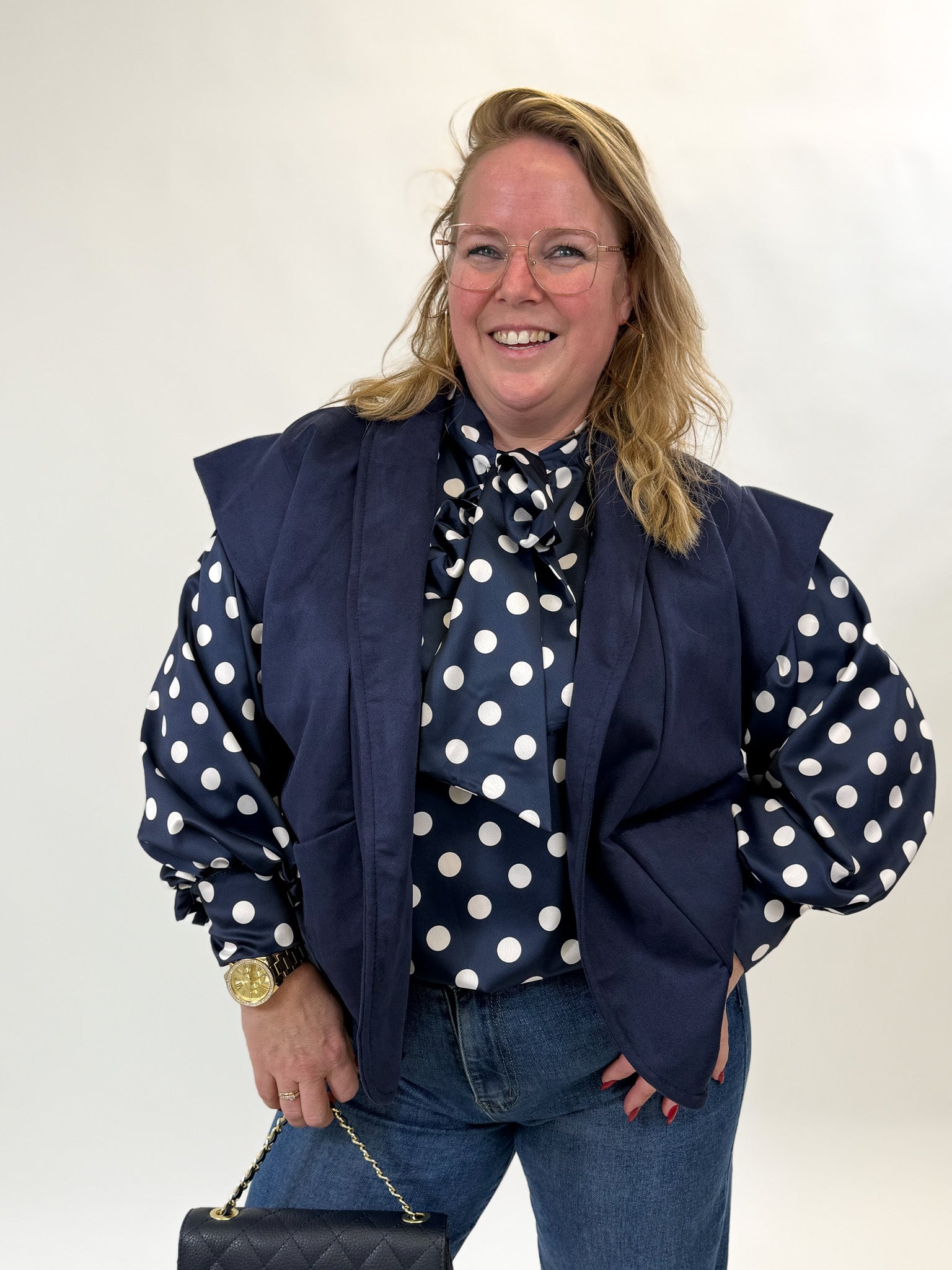 LINNIES SEUEDE LOOK GILET -  1886