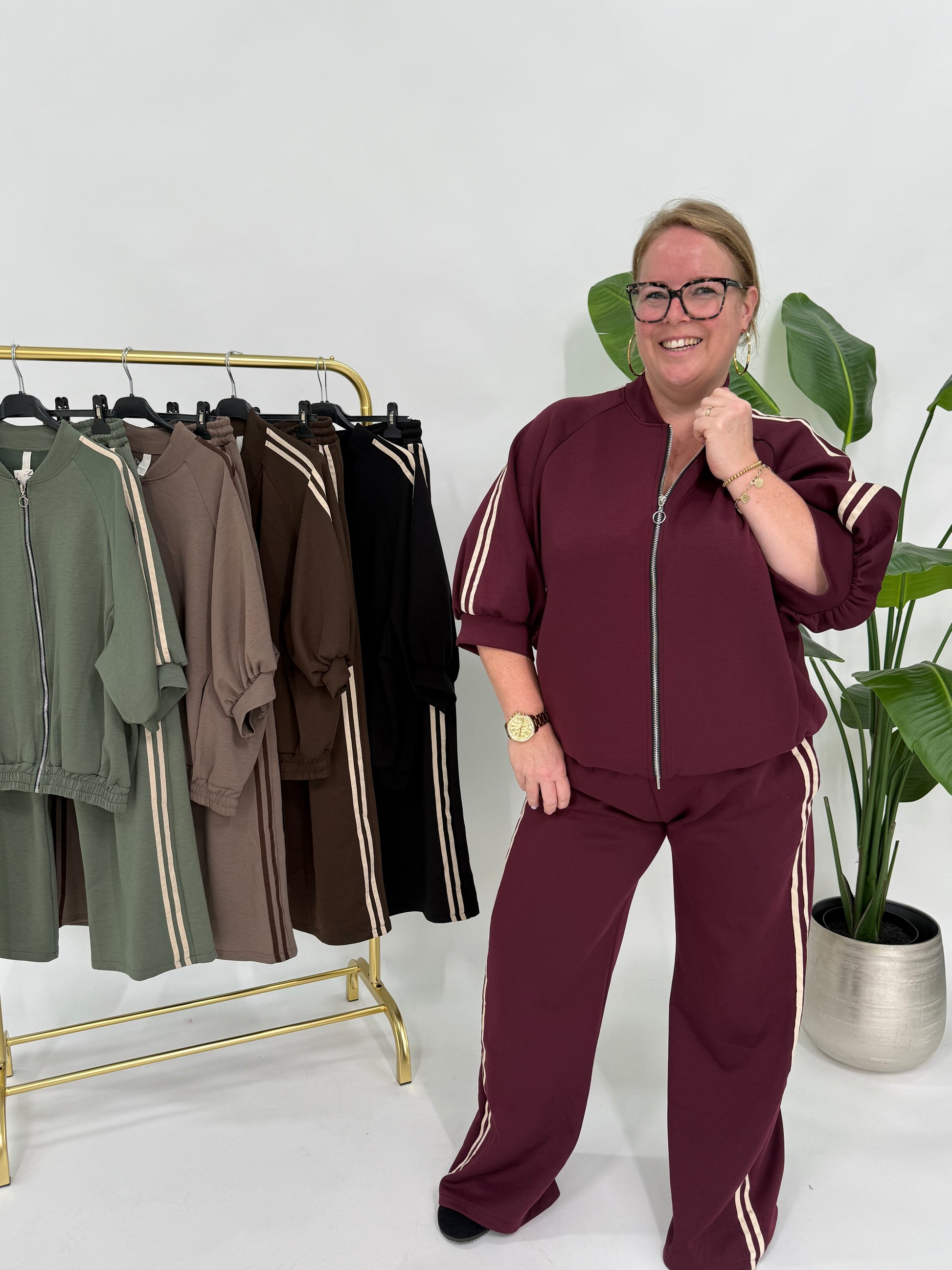 SPORTI STREEP SET MET VEST - 2170