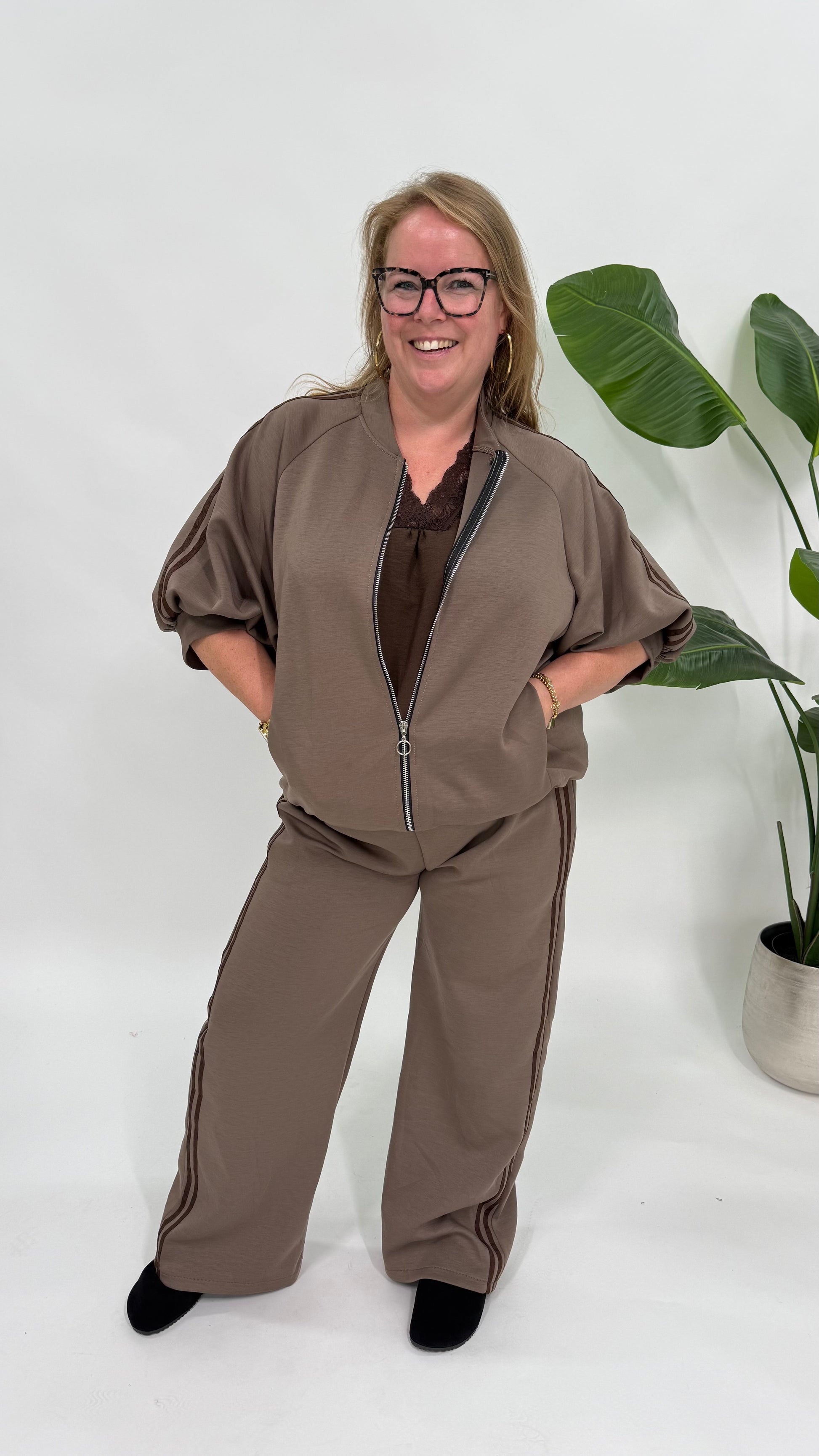 SPORTI STREEP SET MET VEST - 2170