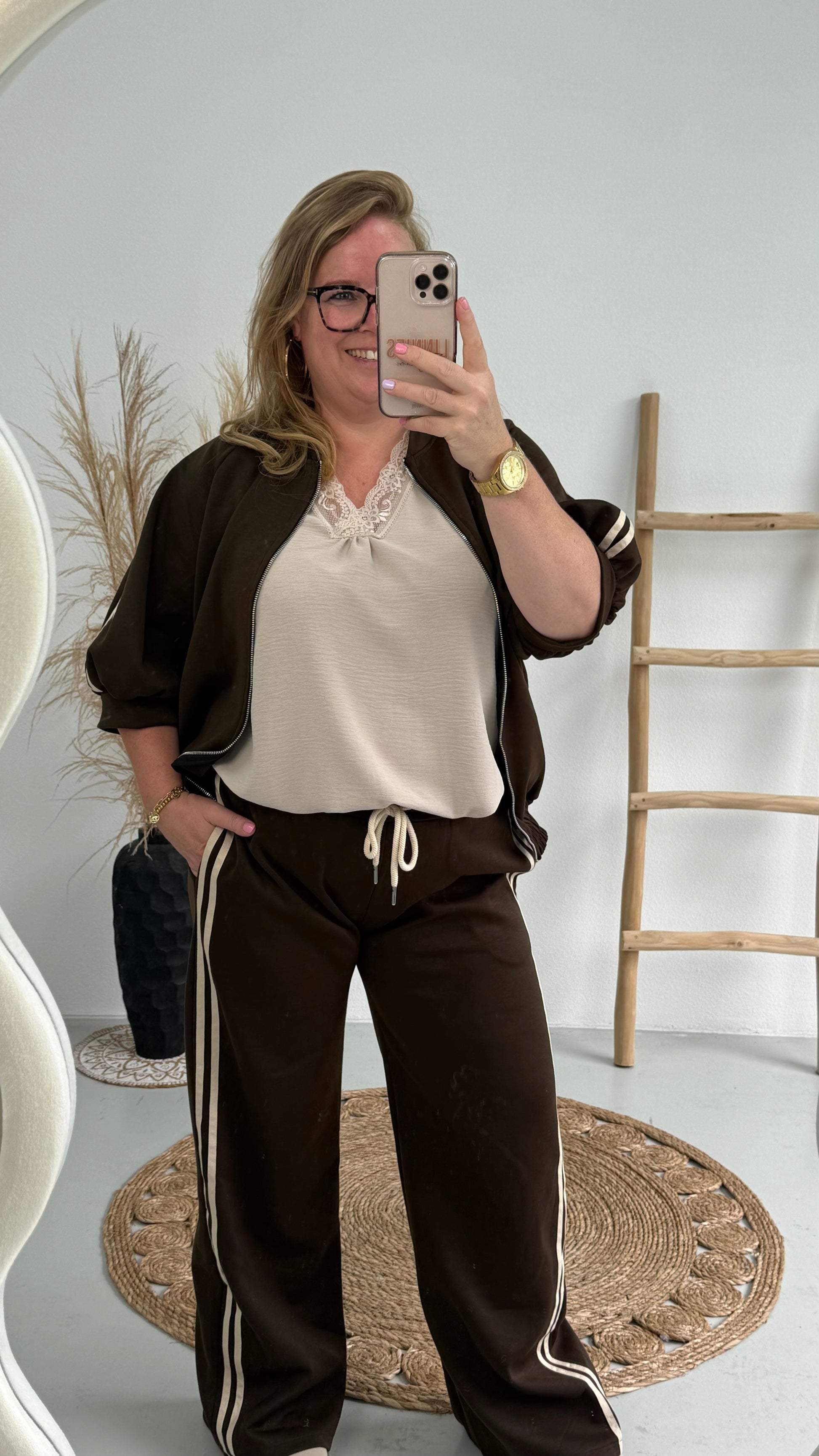 SPORTI STREEP SET MET VEST - 2170
