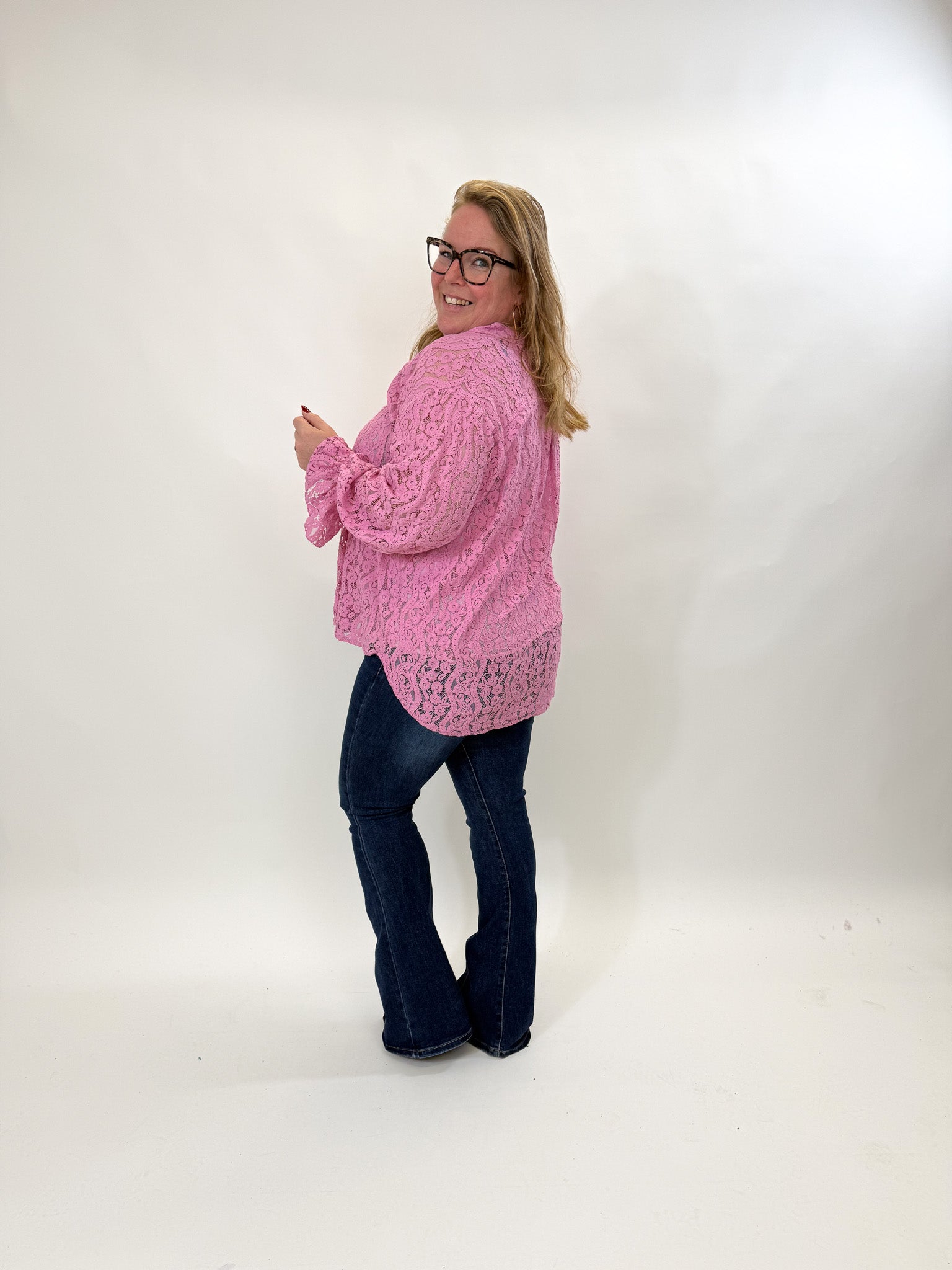 LACE TOP MET ONDER TOP - 1894