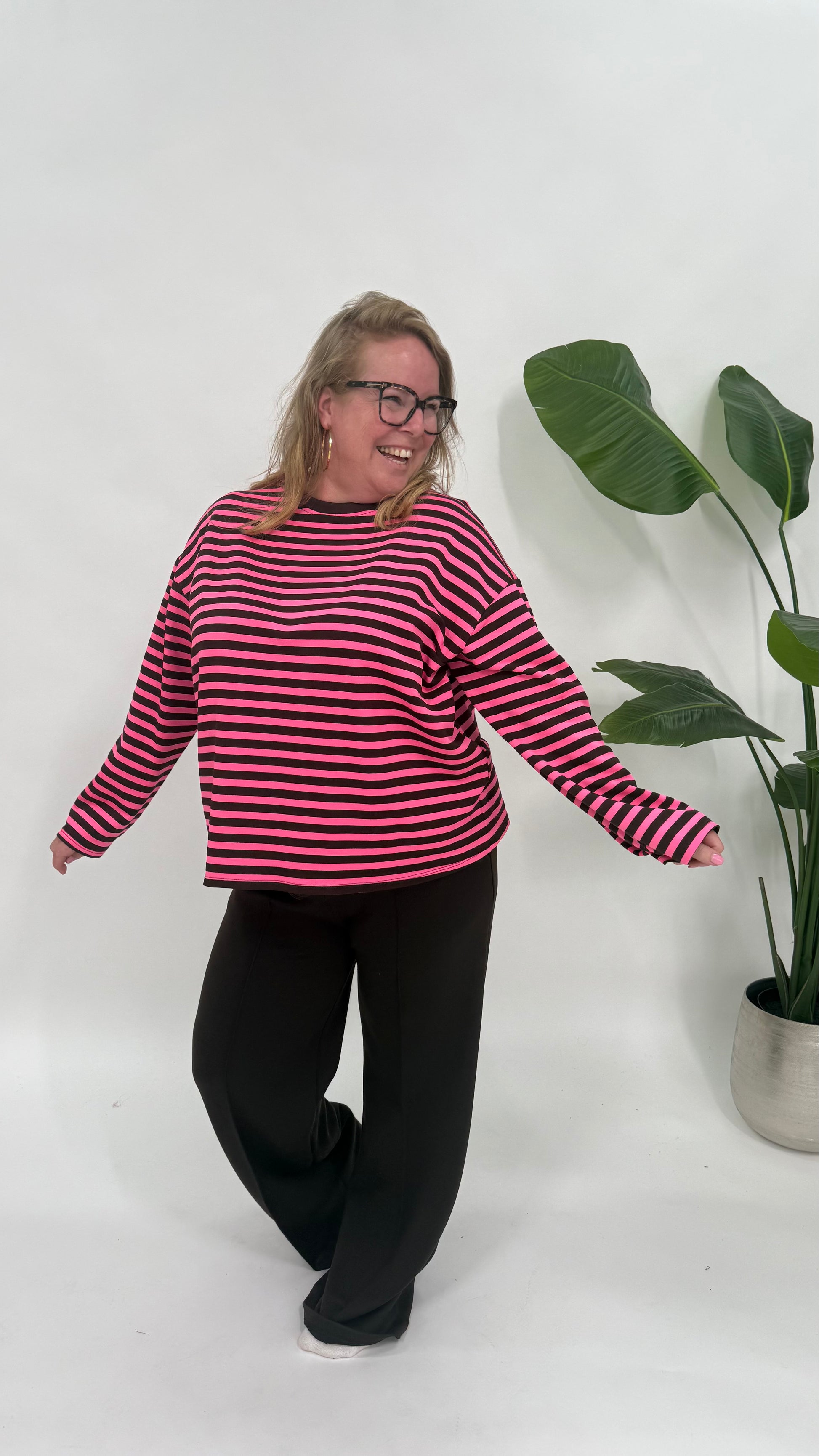 STREEP SHIRT LONGSLEEVE - 2179