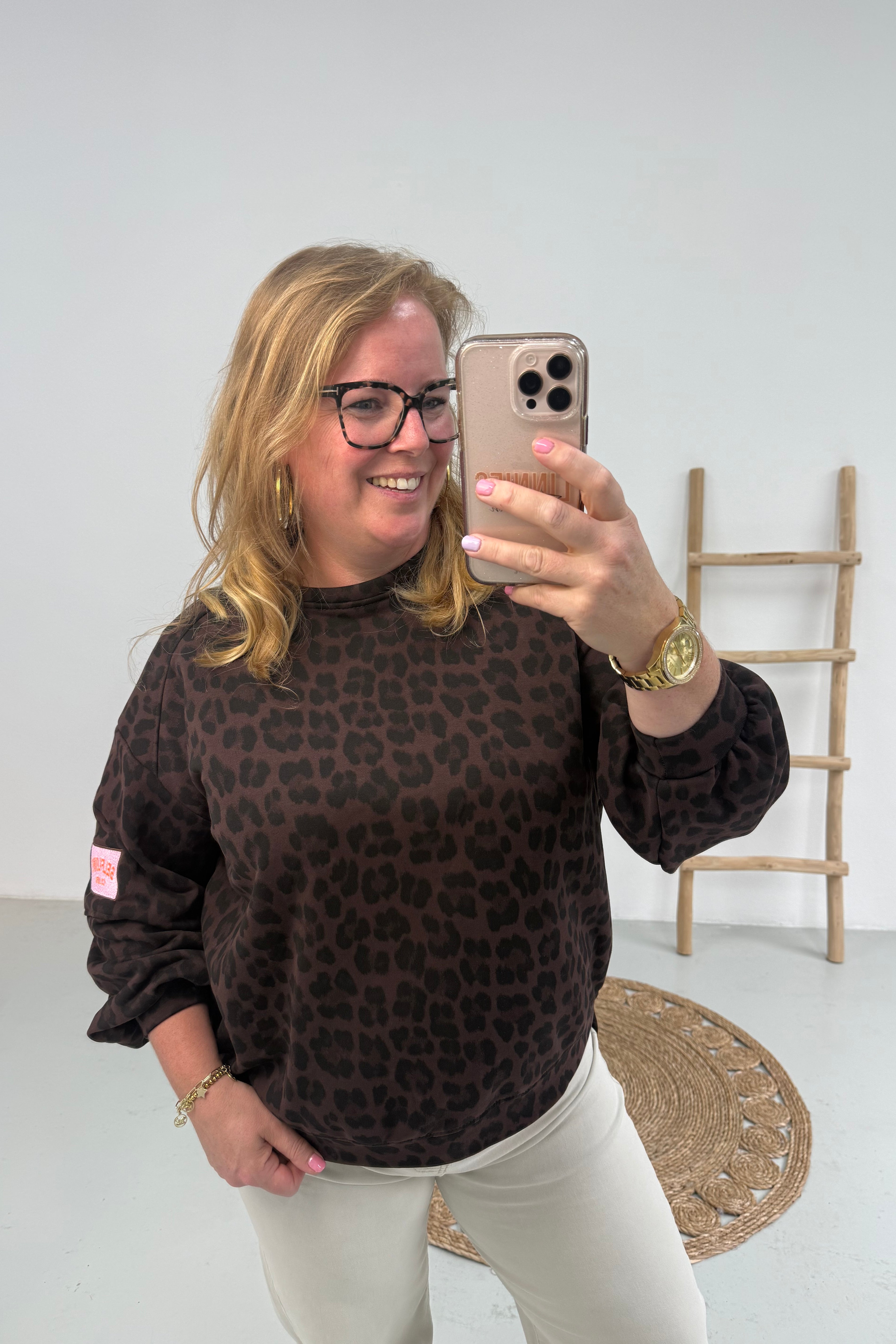 PANTER SELFLOVE CLUB SWEATER ESPRESSO