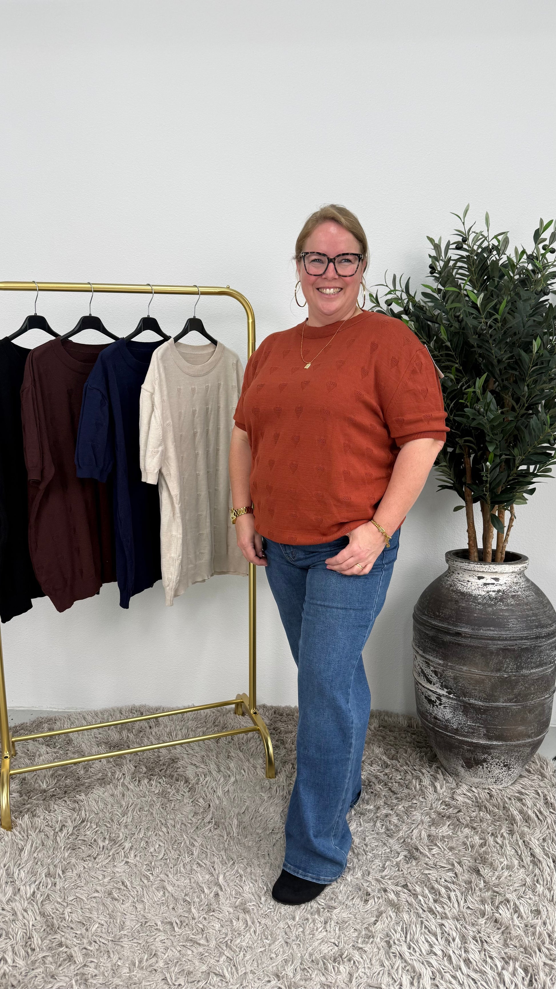 ZACHTE TOP MET HARTJES - 2175