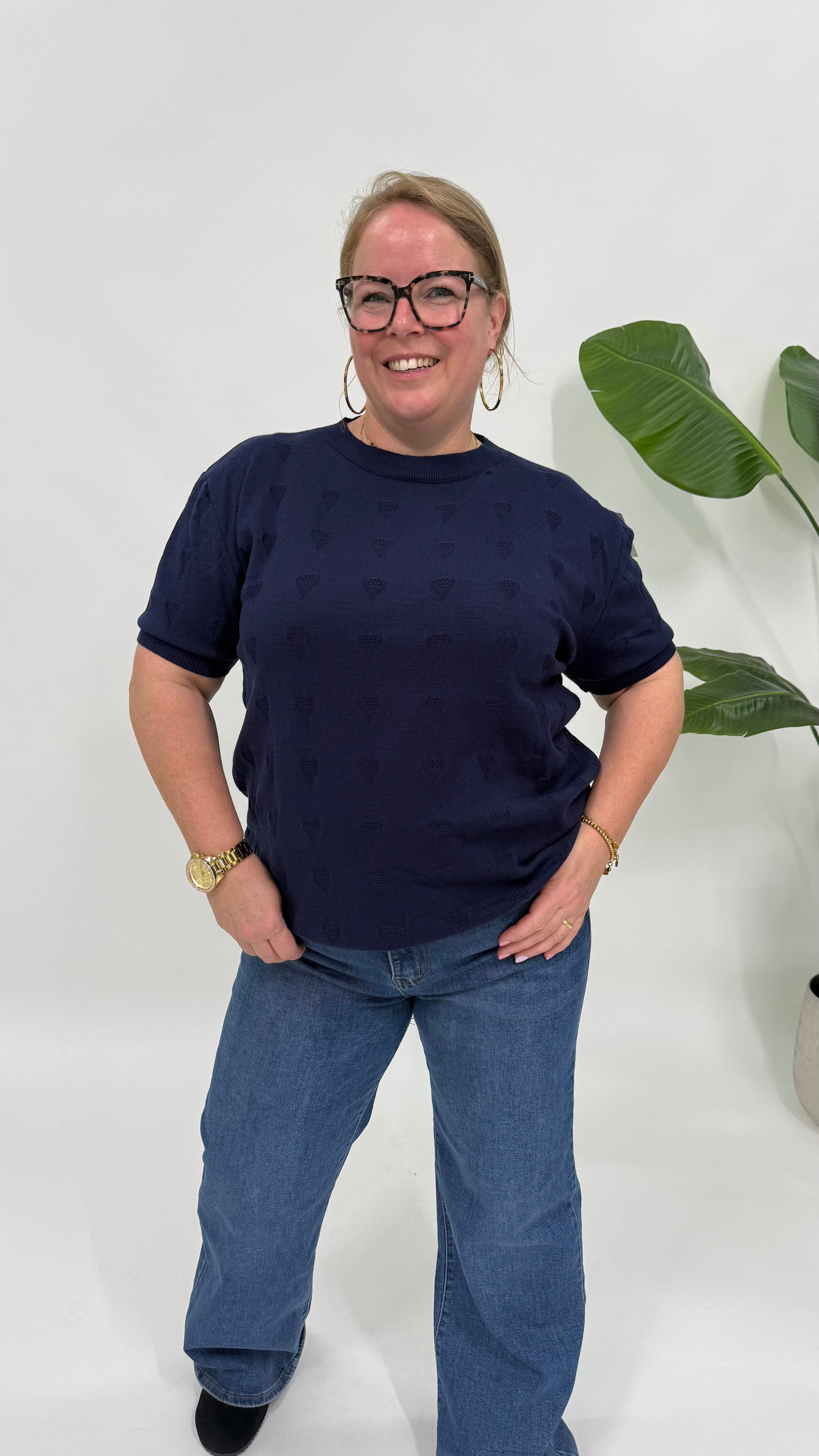 ZACHTE TOP MET HARTJES - 2175