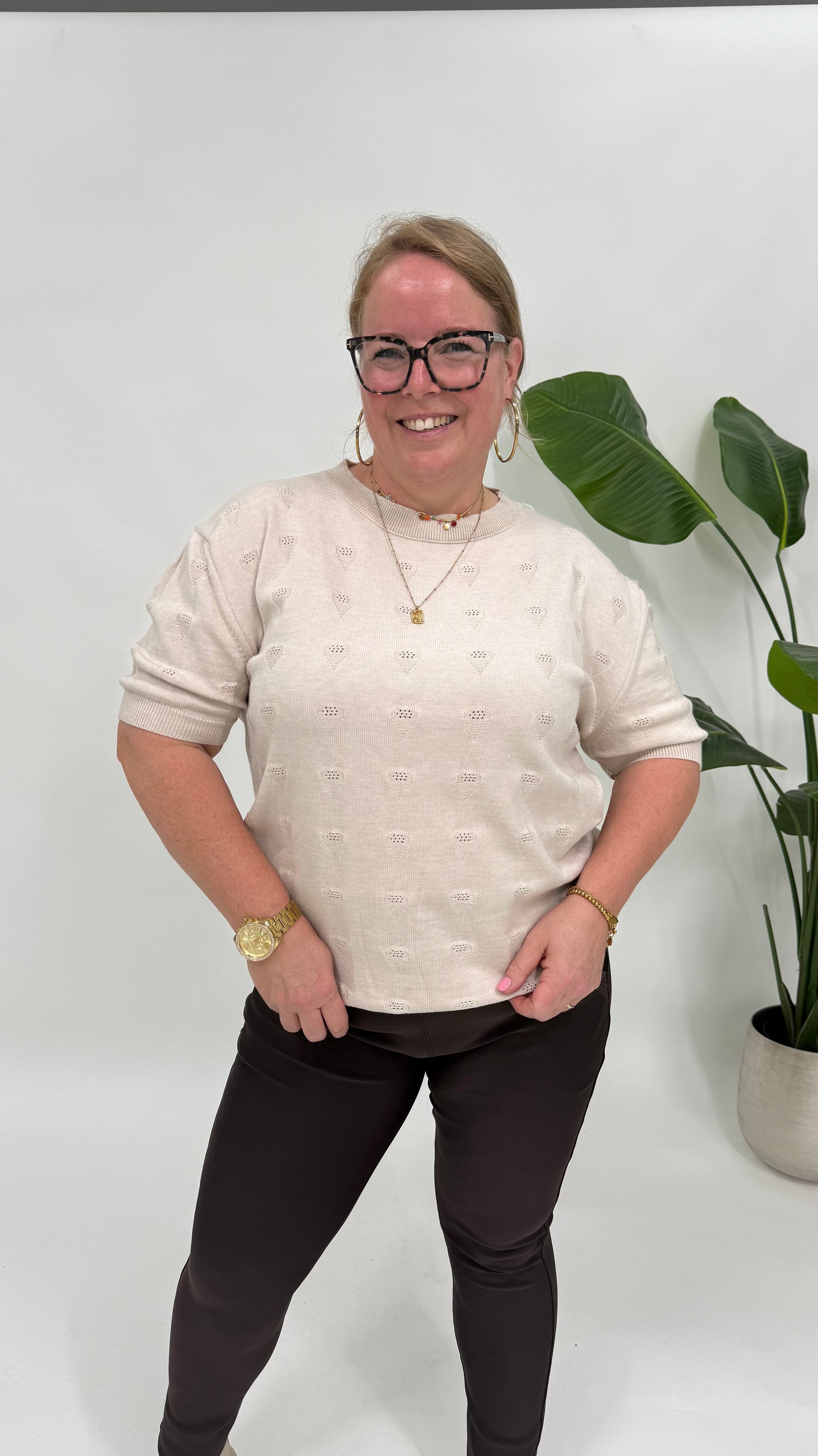 ZACHTE TOP MET HARTJES - 2175