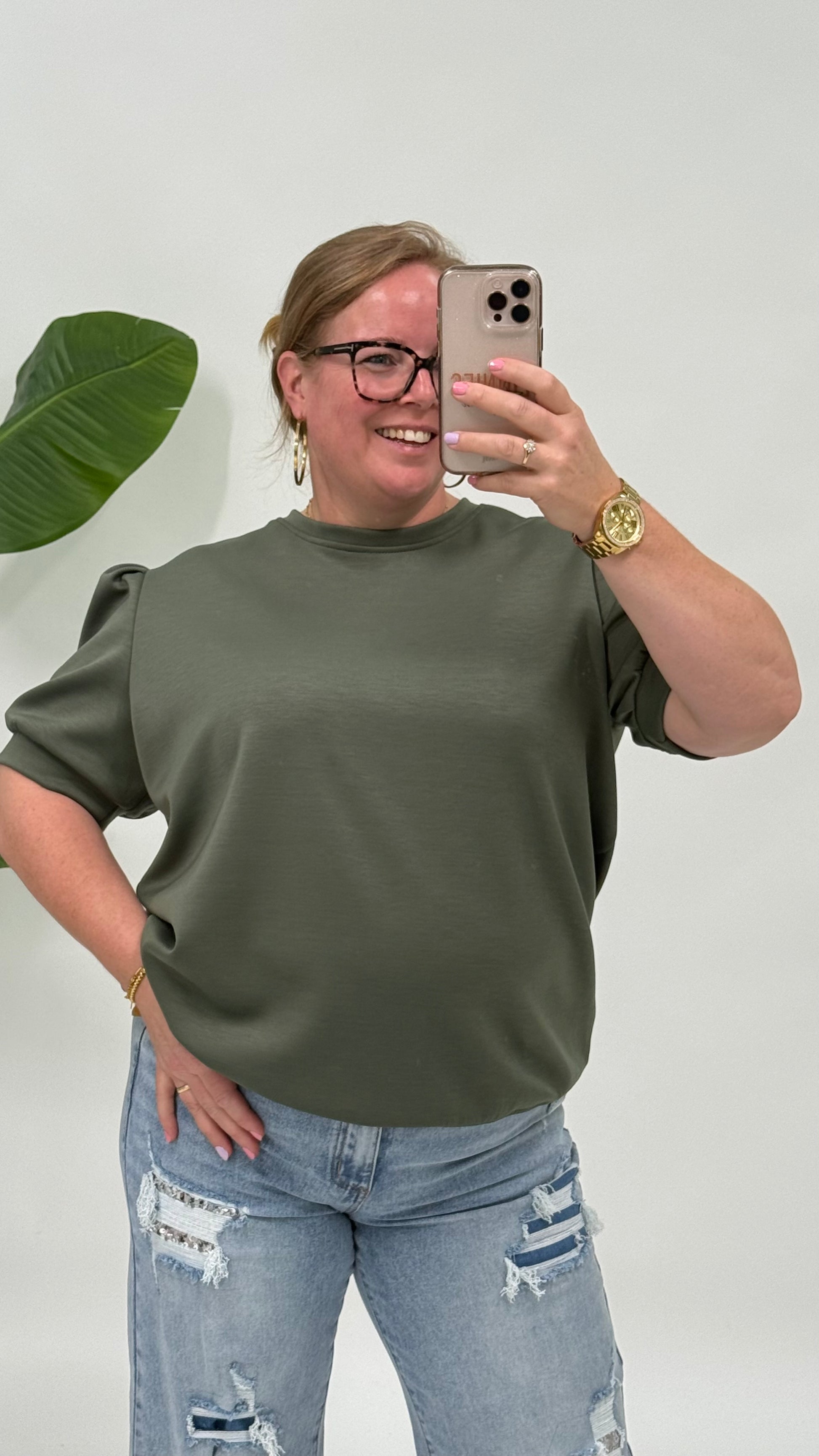 SHIRT MET POFMOUW - 2174